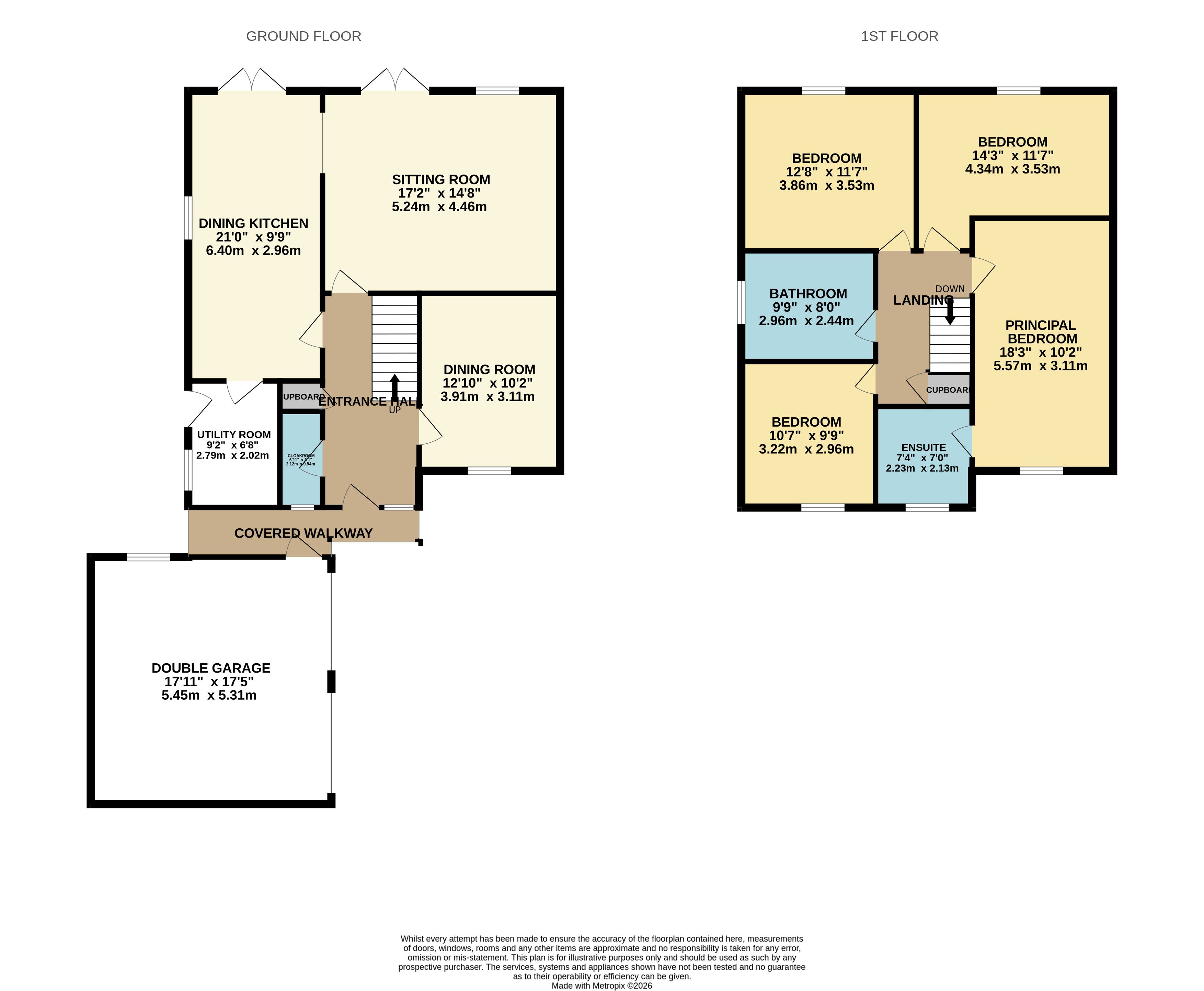 1, Newell Way, Darley Dale floorplan