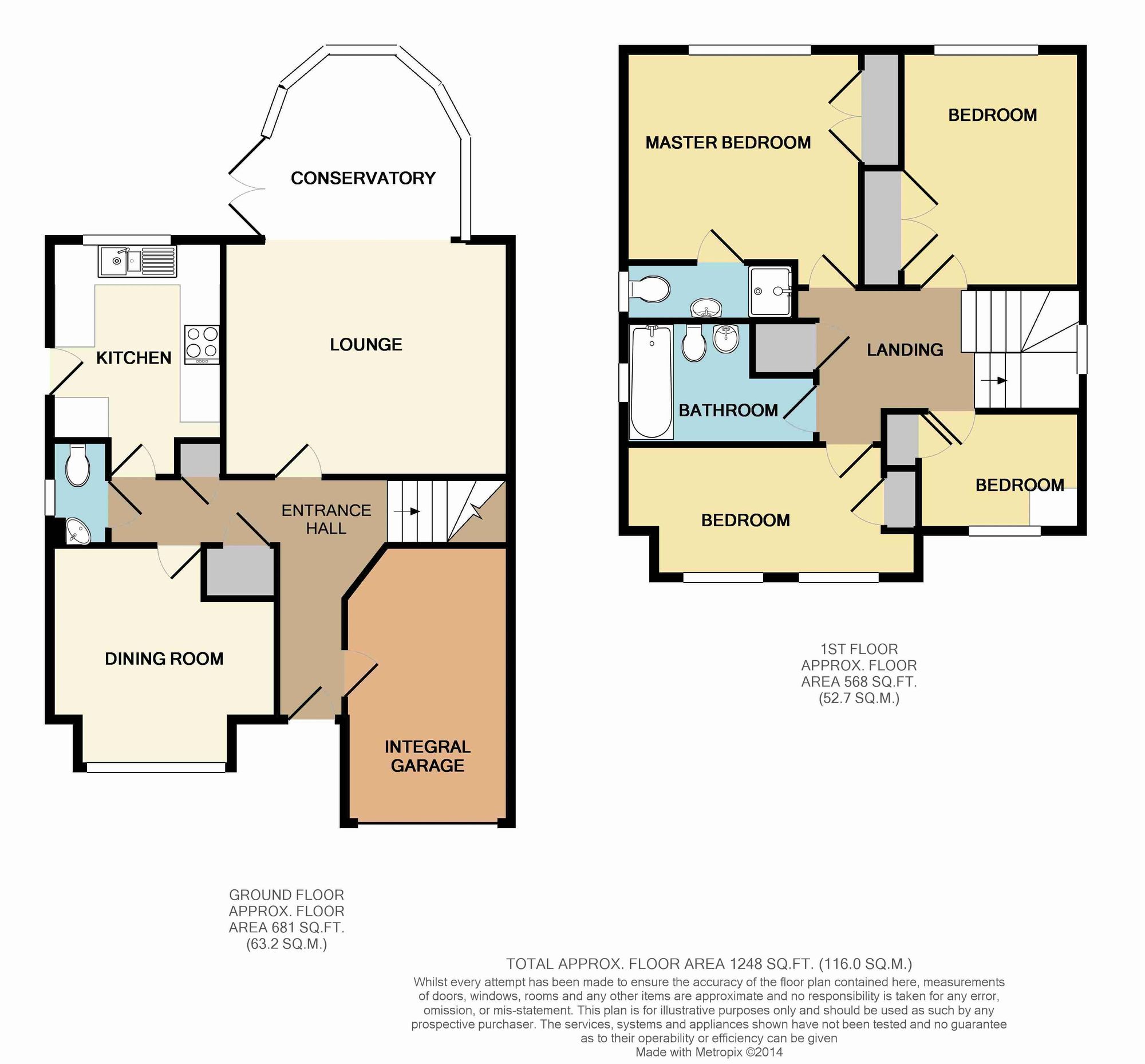 11 Knights Ridge, Orpington floorplan