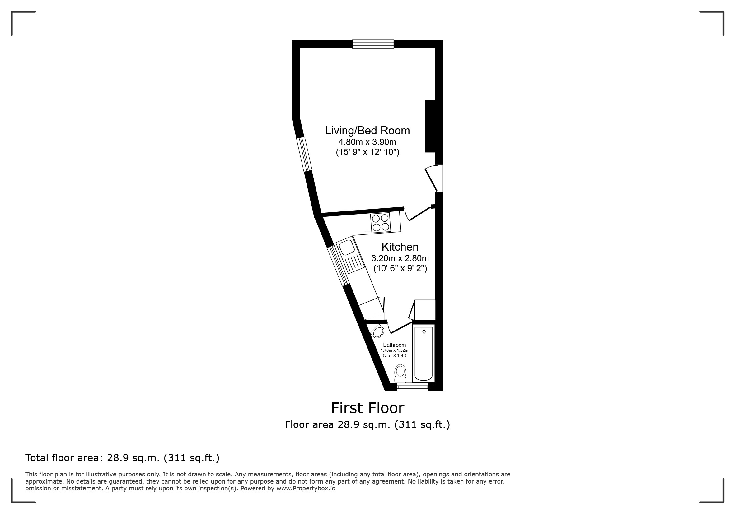 183f, Evering Road, London floorplan
