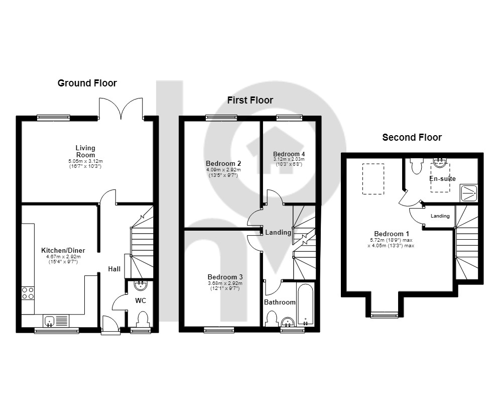 13, Wheatstone Avenue, Sheerness floorplan