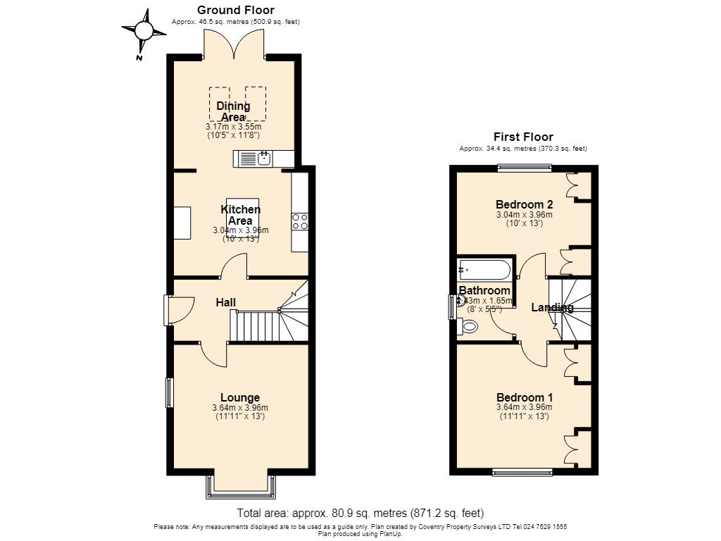 81, Lime Tree Avenue, Coventry floorplan