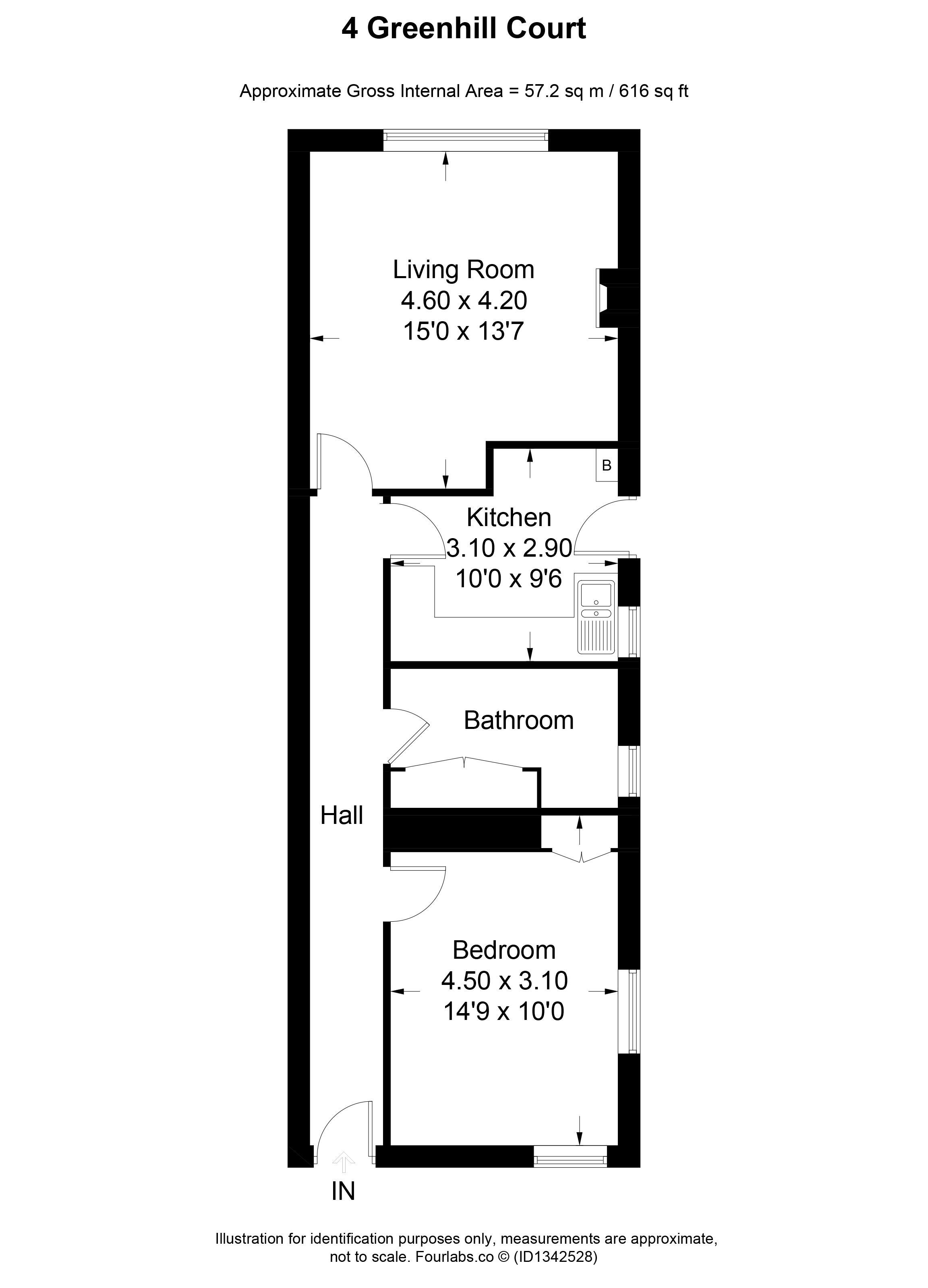 4, Greenhill, Dorset floorplan