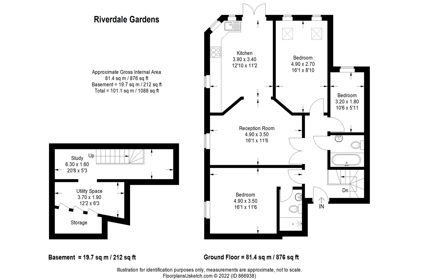 Riverdale Gardens, Twickenham TW1, 3 bedroom flat for sale 61641940