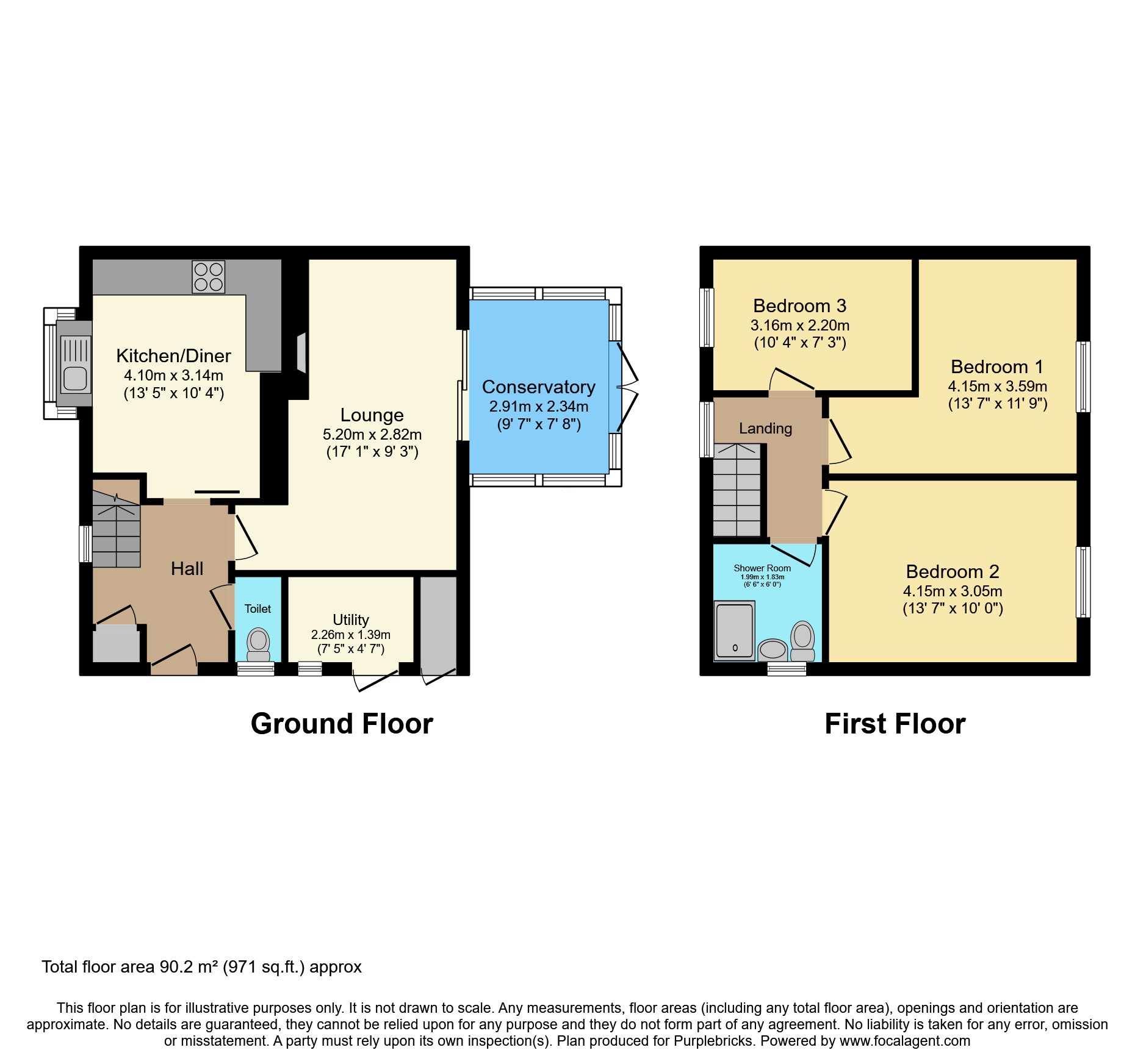 33, Rogers Avenue, Worksop floorplan