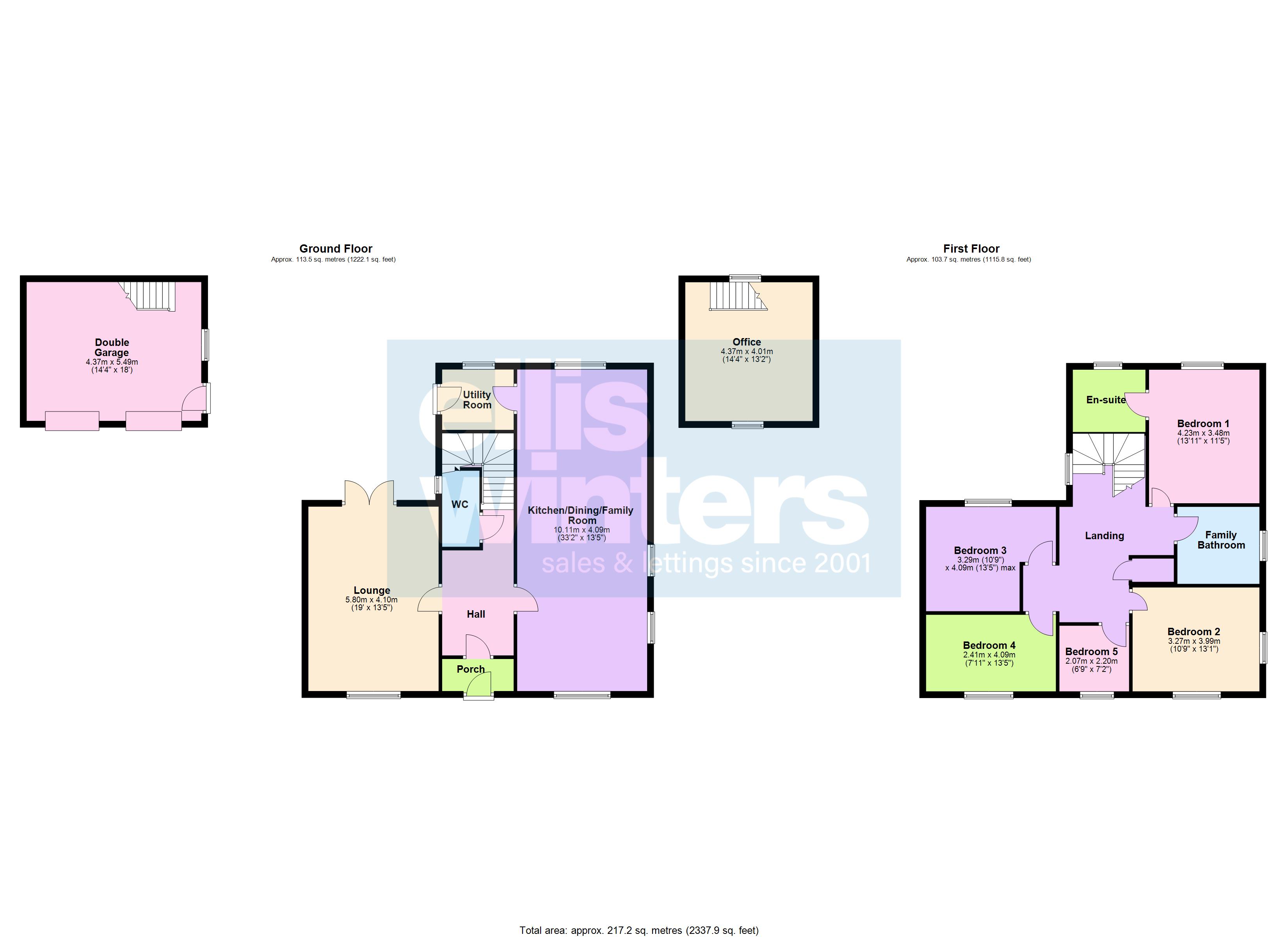 6, Oaktree Close, Doddington floorplan