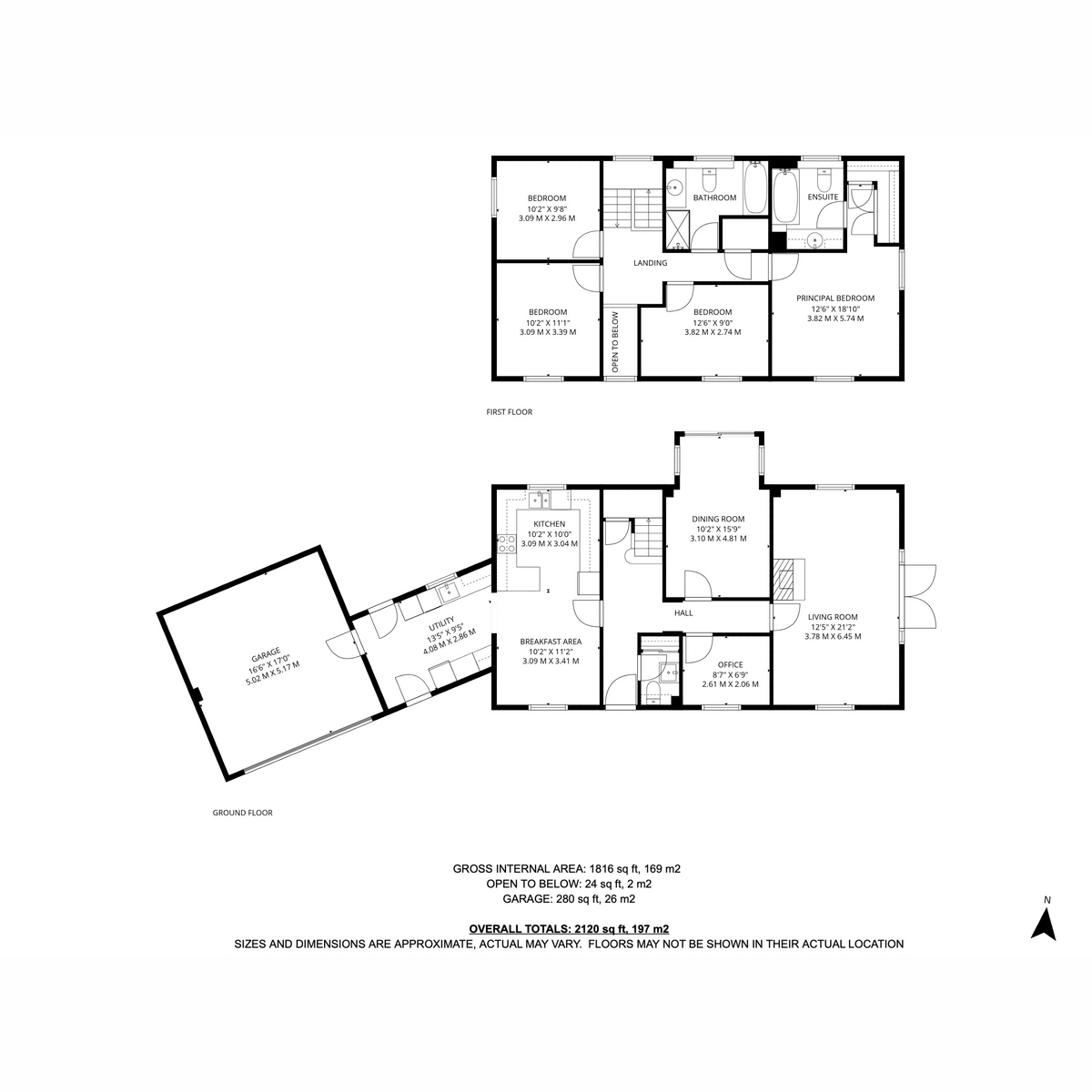 22, Bell Close, Brackley floorplan