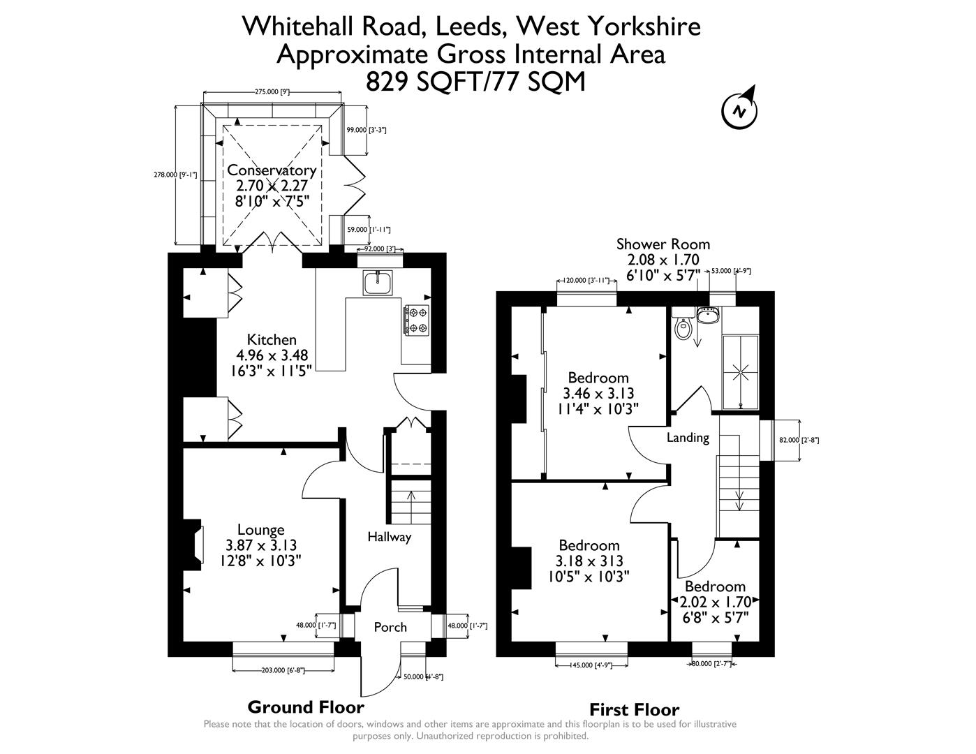 624, Whitehall Road, Leeds floorplan
