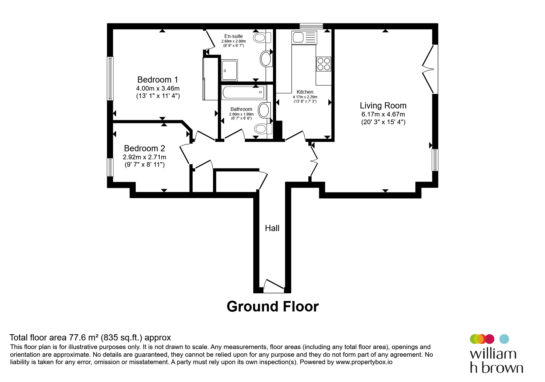 10, Ravenscroft, Broxbourne floorplan
