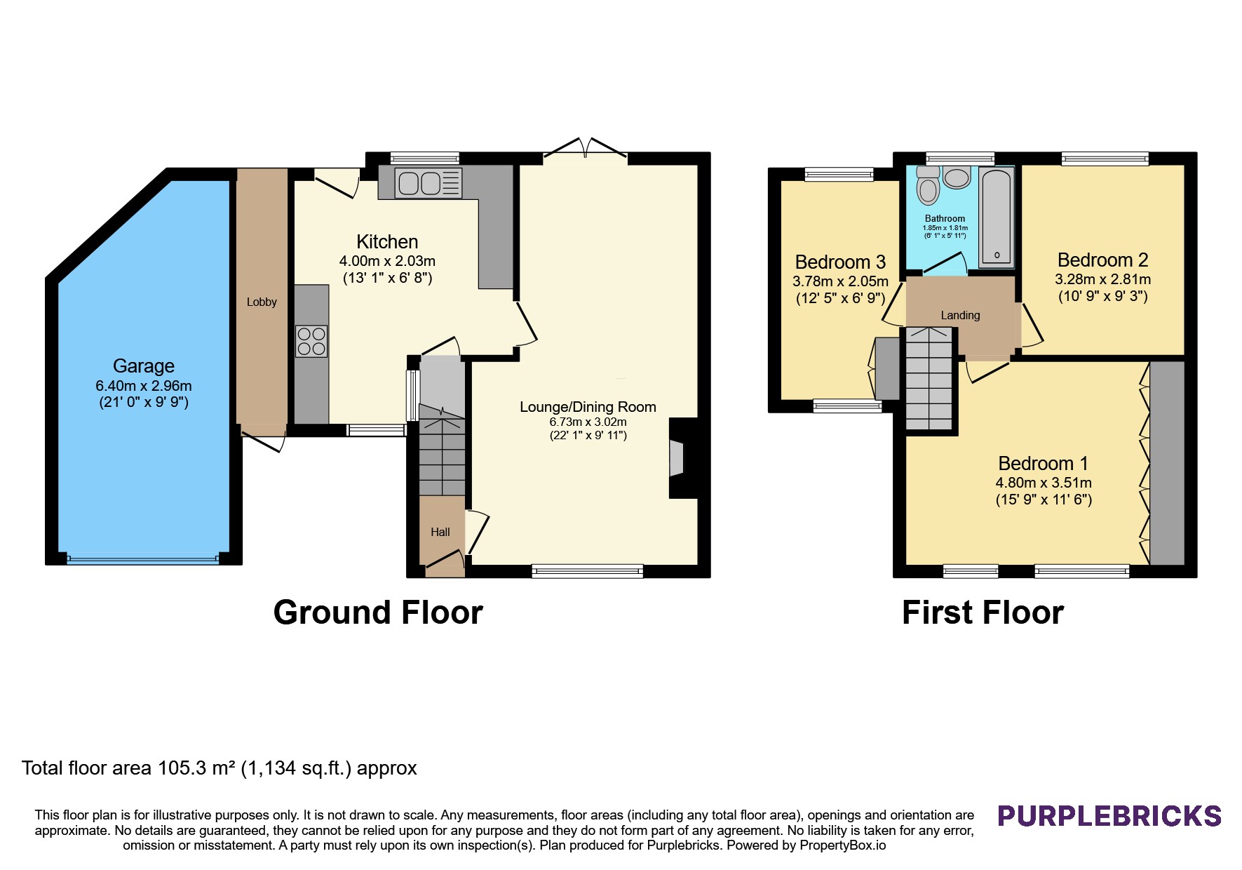 1, Grange Road, Manchester floorplan