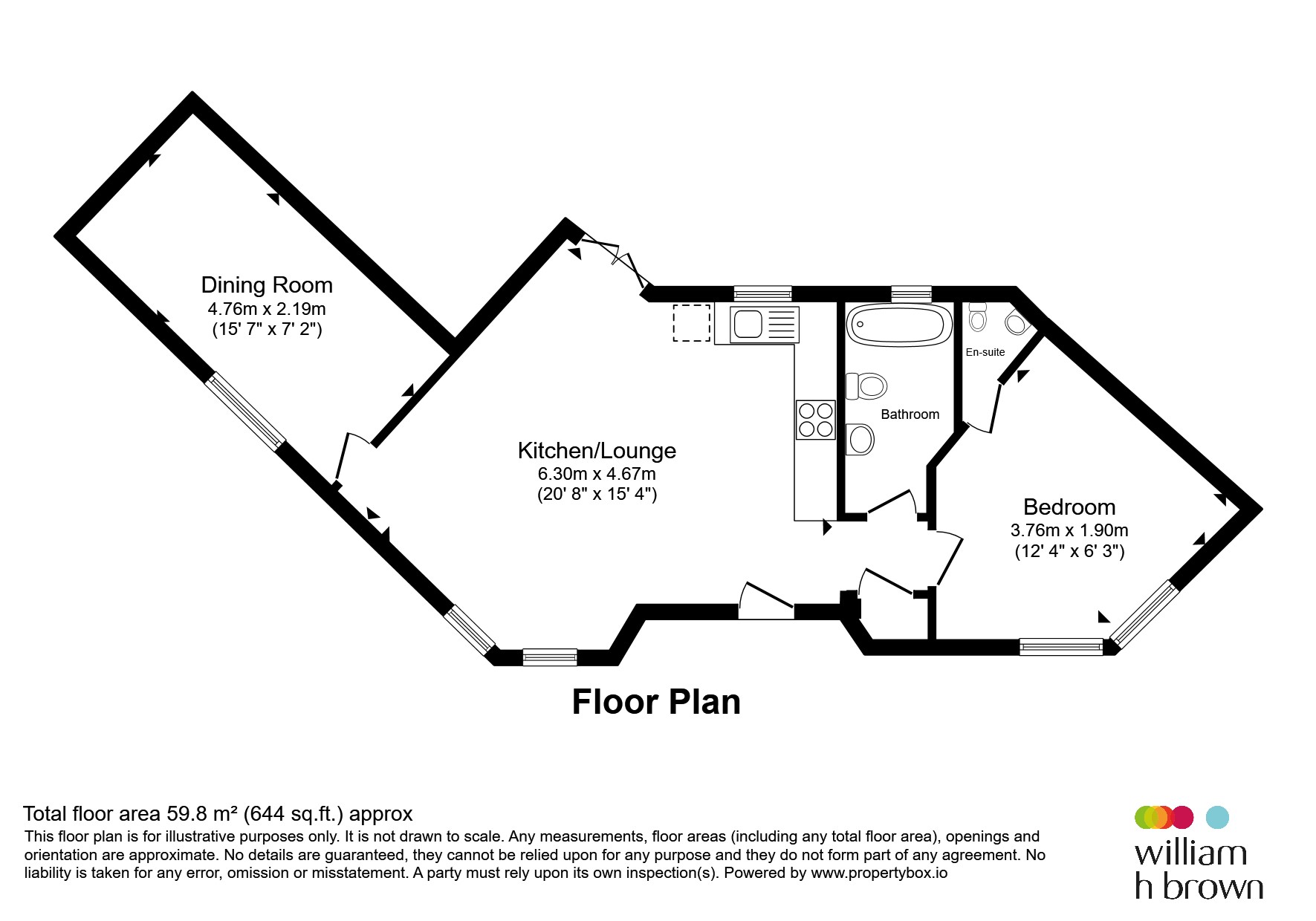 1, Parliament Court, Norwich floorplan