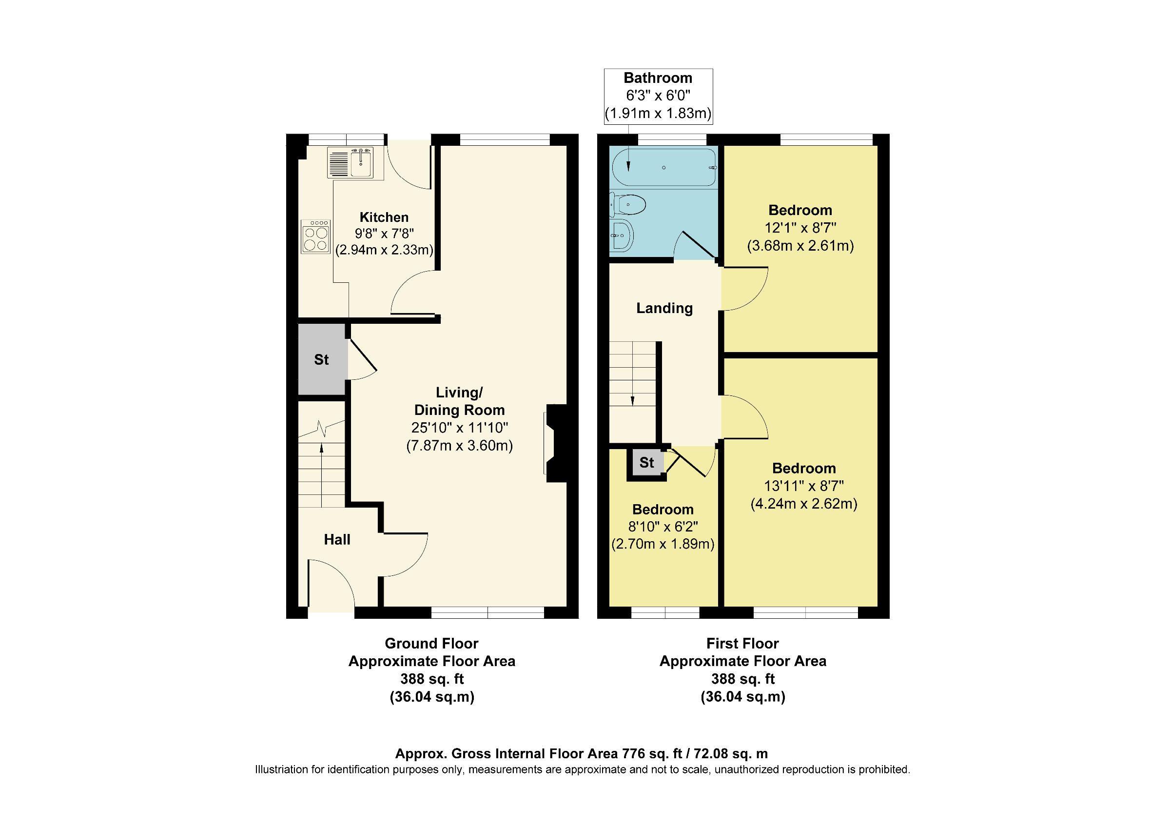 32a Raynville Road, Leeds floorplan