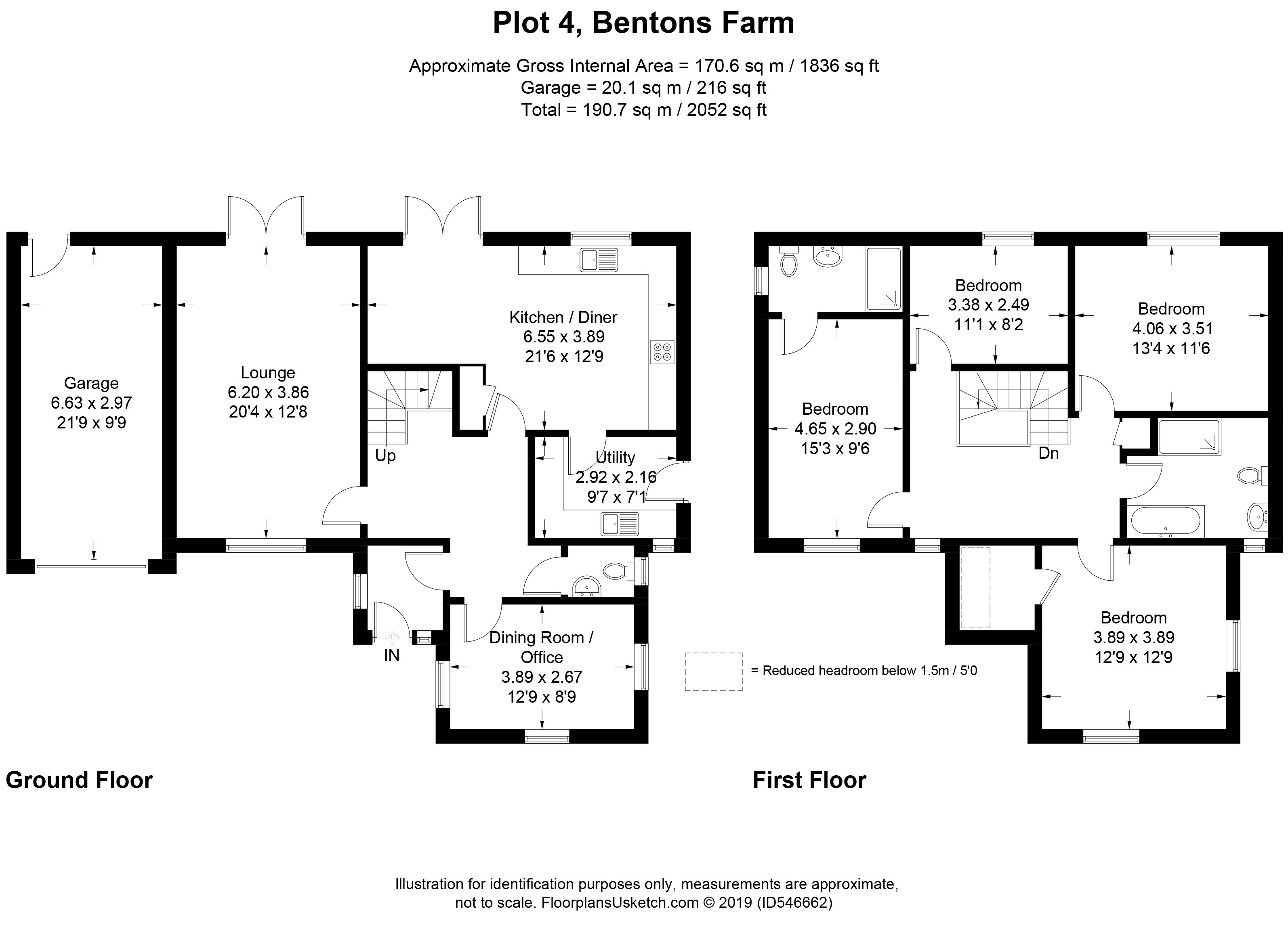 4 Bedrooms Detached house for sale in Middle Street, Bumbles Green, Nazeing EN9