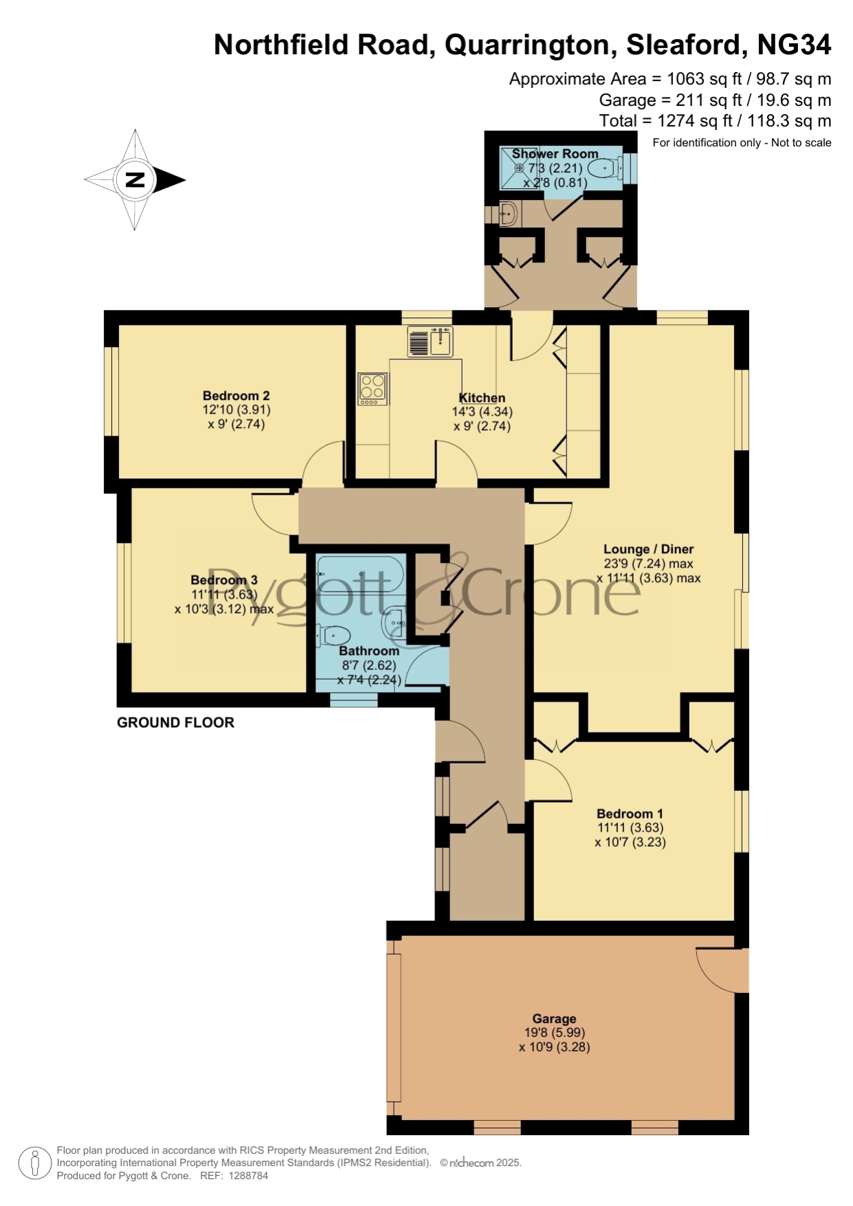 8, Northfield Road, Sleaford floorplan