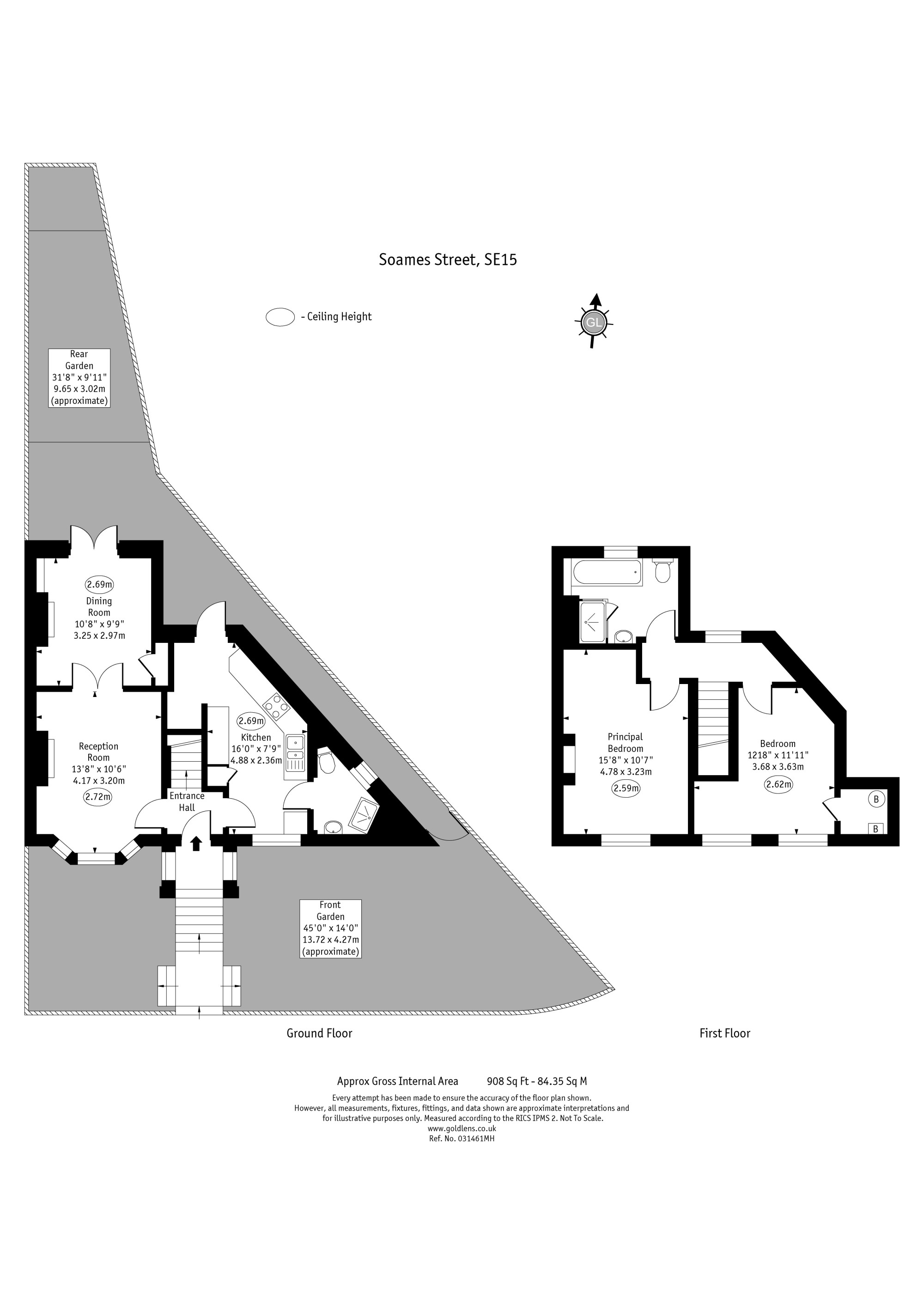 29, Soames Street, Peckham floorplan
