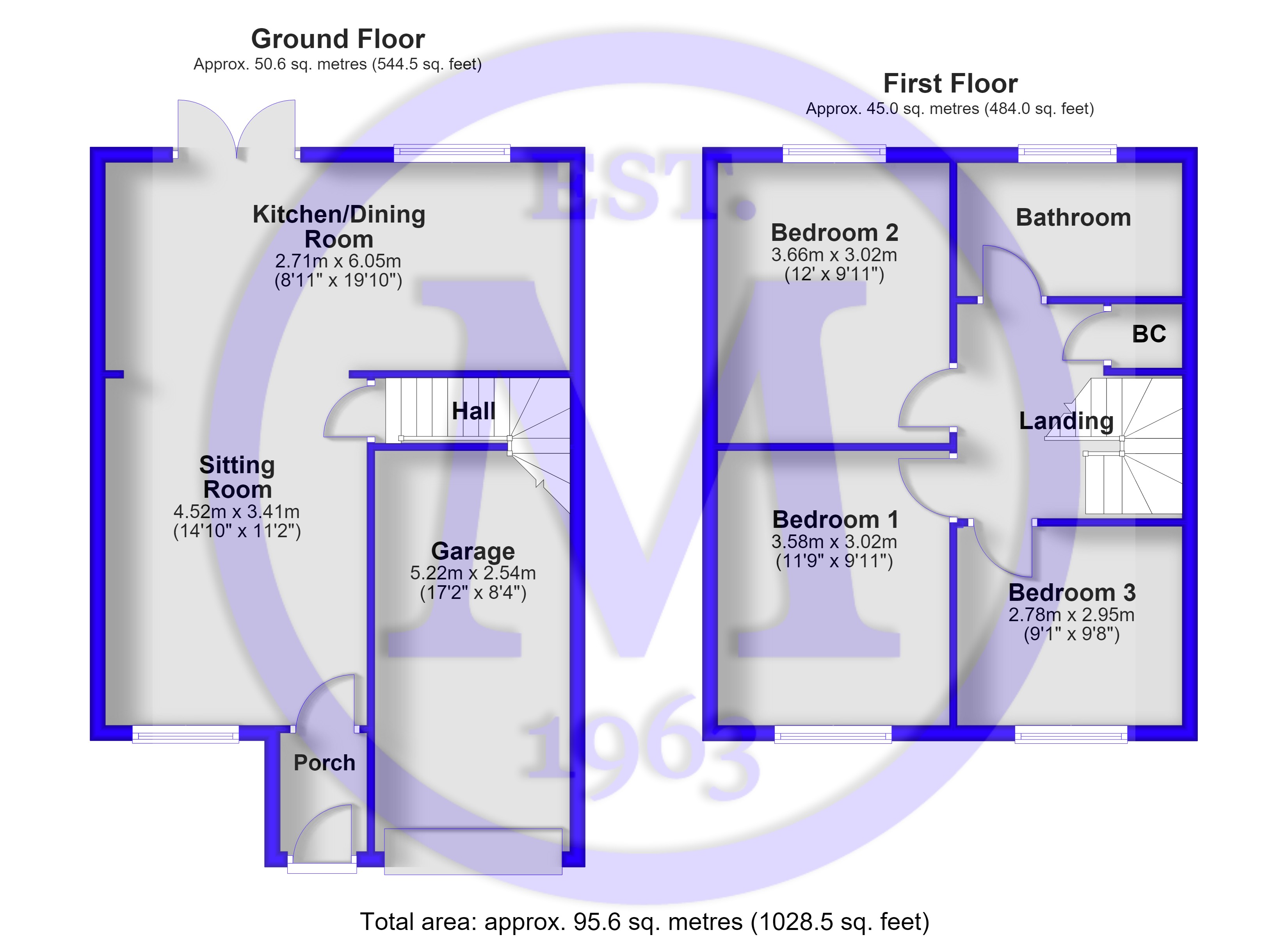 46, Willowdene Close, Hampshire floorplan