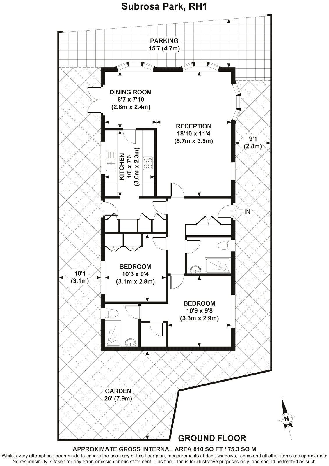 15, Subrosa Park, Merstham floorplan