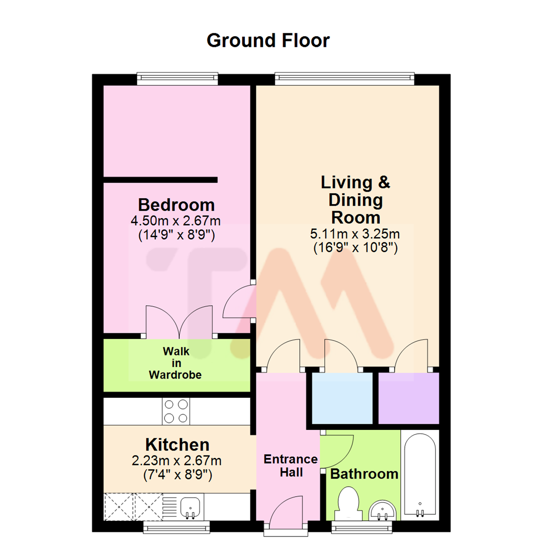 1 Bedrooms Maisonette for sale in Bilberry Road, Clifton, Shefford SG17