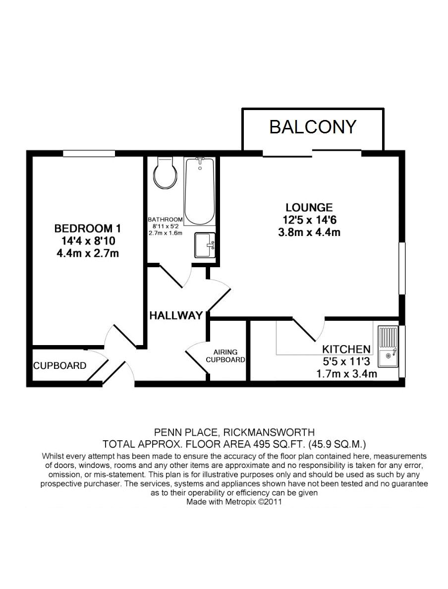 1 Bedrooms Flat to rent in Solomons Hill, Rickmansworth WD3