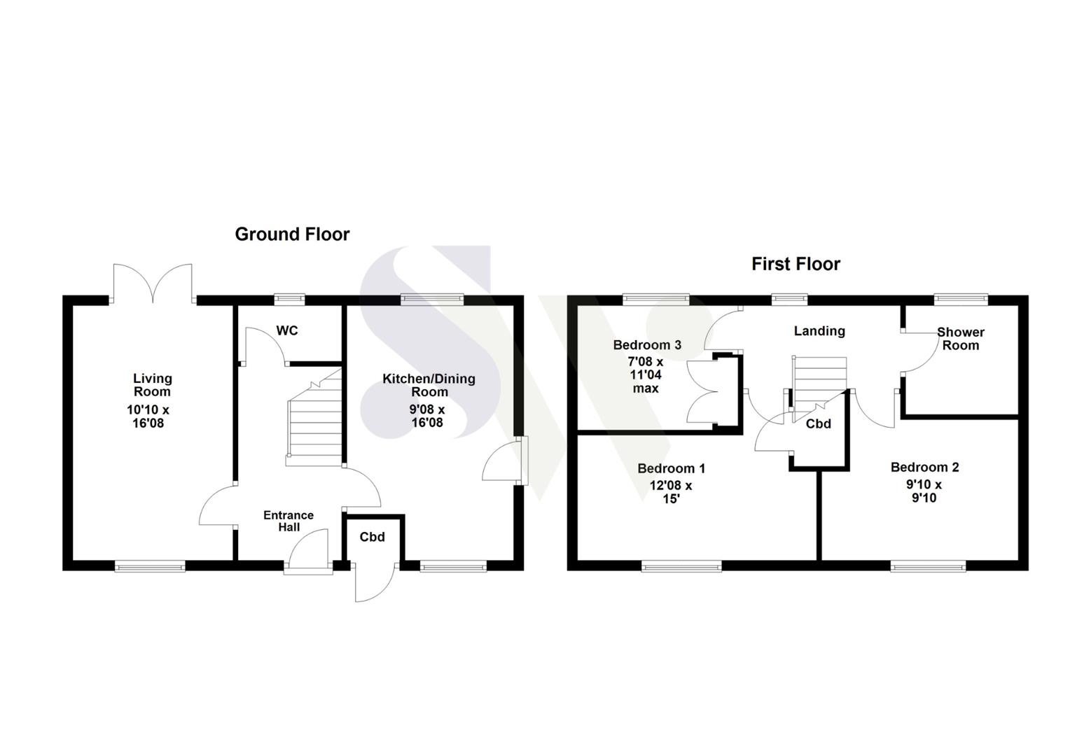 3, Meeting Lane, Corby floorplan