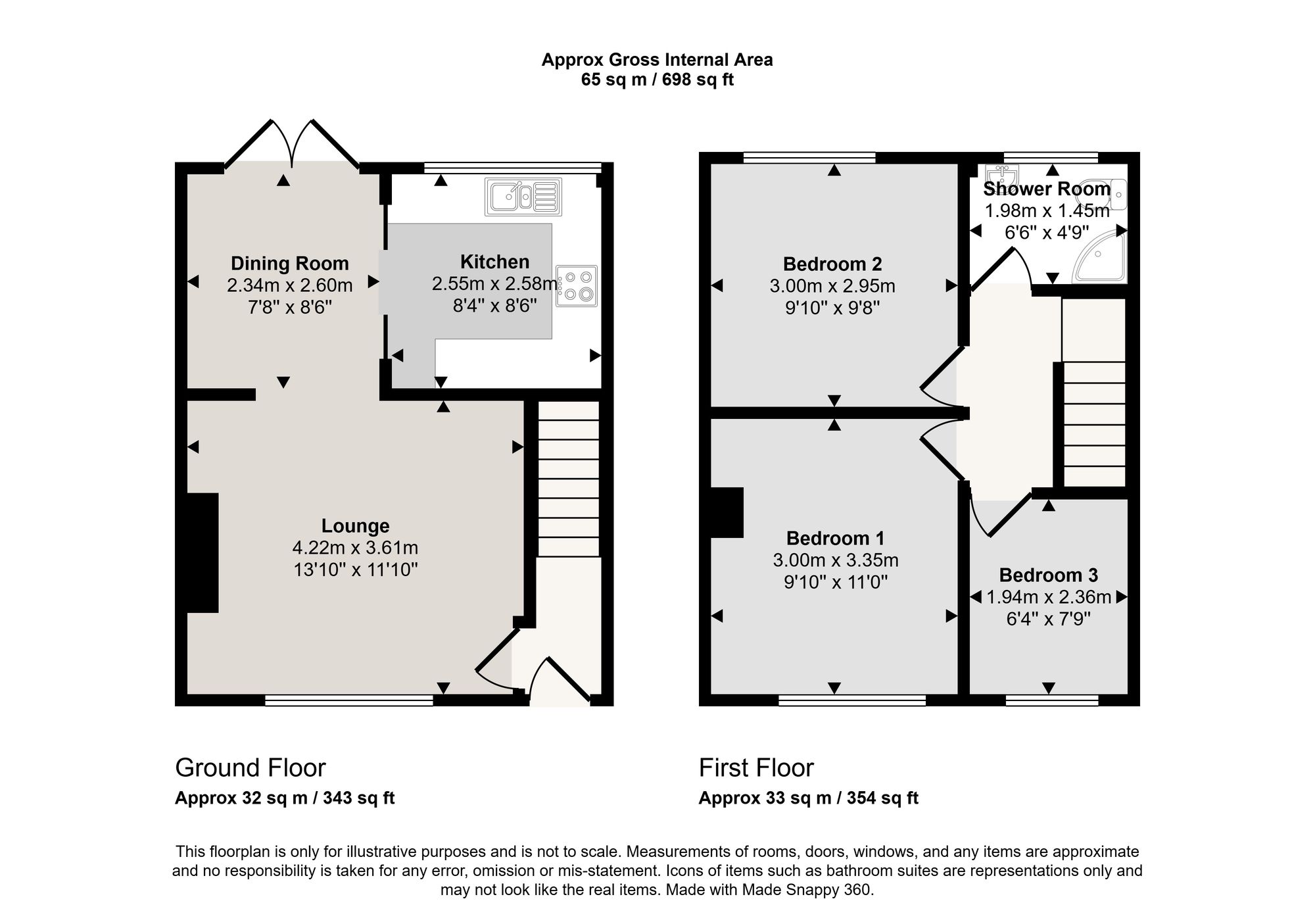 46 Brackley Avenue, Manchester floorplan