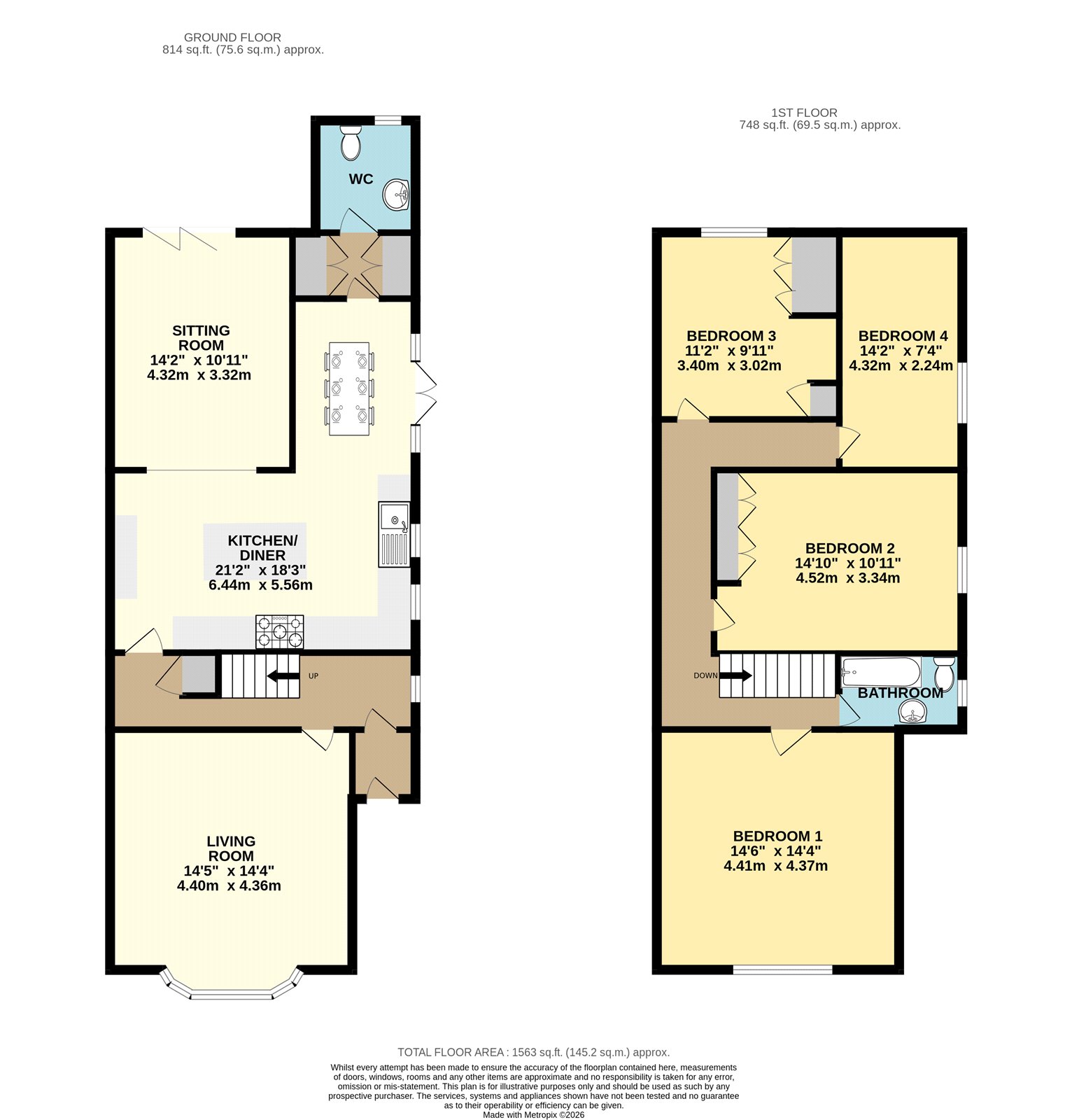 66, Park Avenue, N E Lincs floorplan