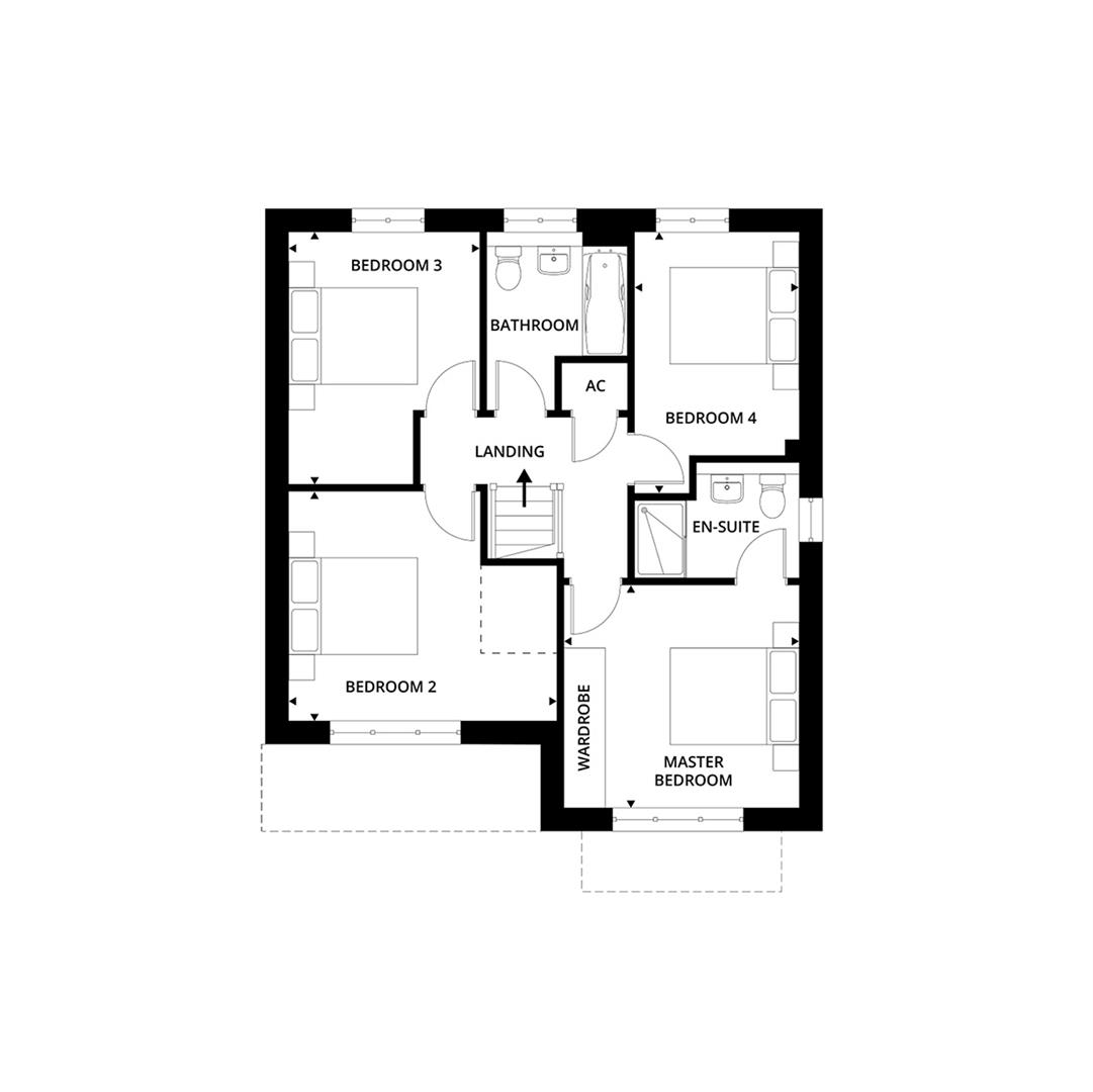 The Harlech, The Willows, Olchfa,, Swansea floorplan