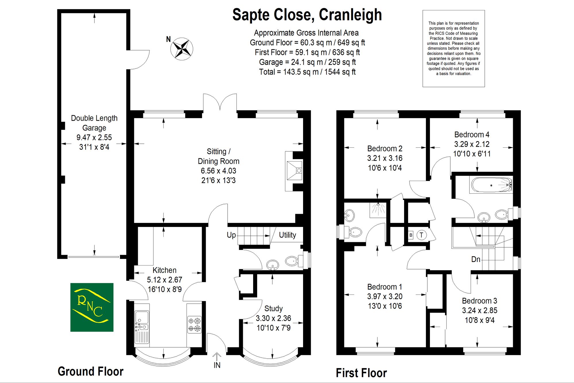 14 Sapte Close, Cranleigh floorplan