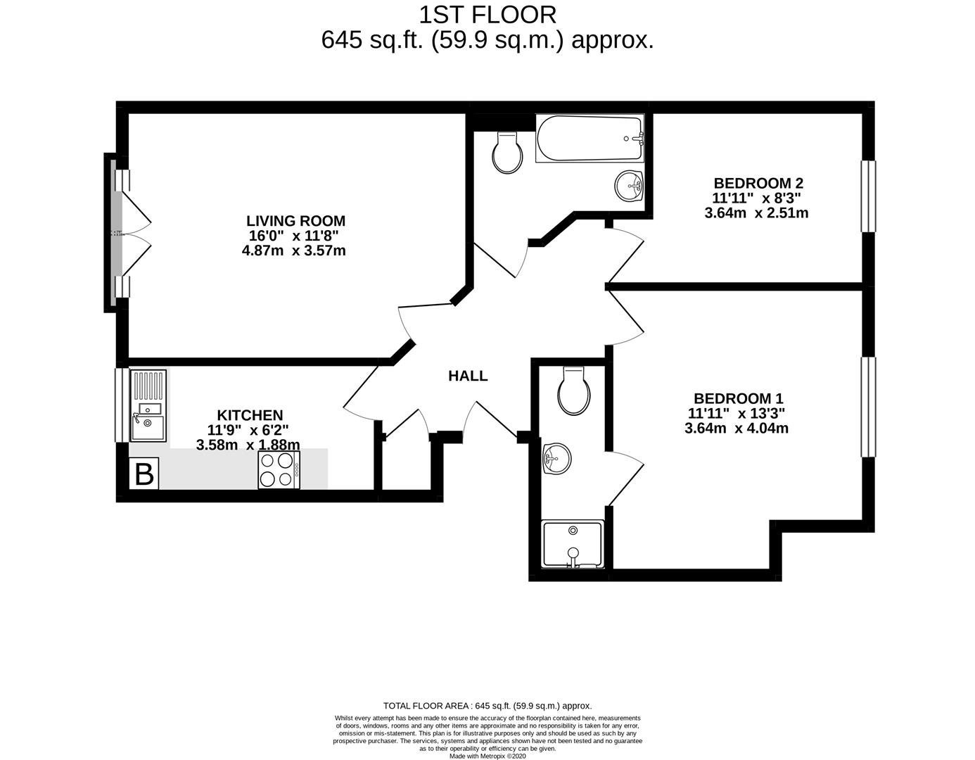 10, Rectory Court, Station Road, West Drayton floorplan