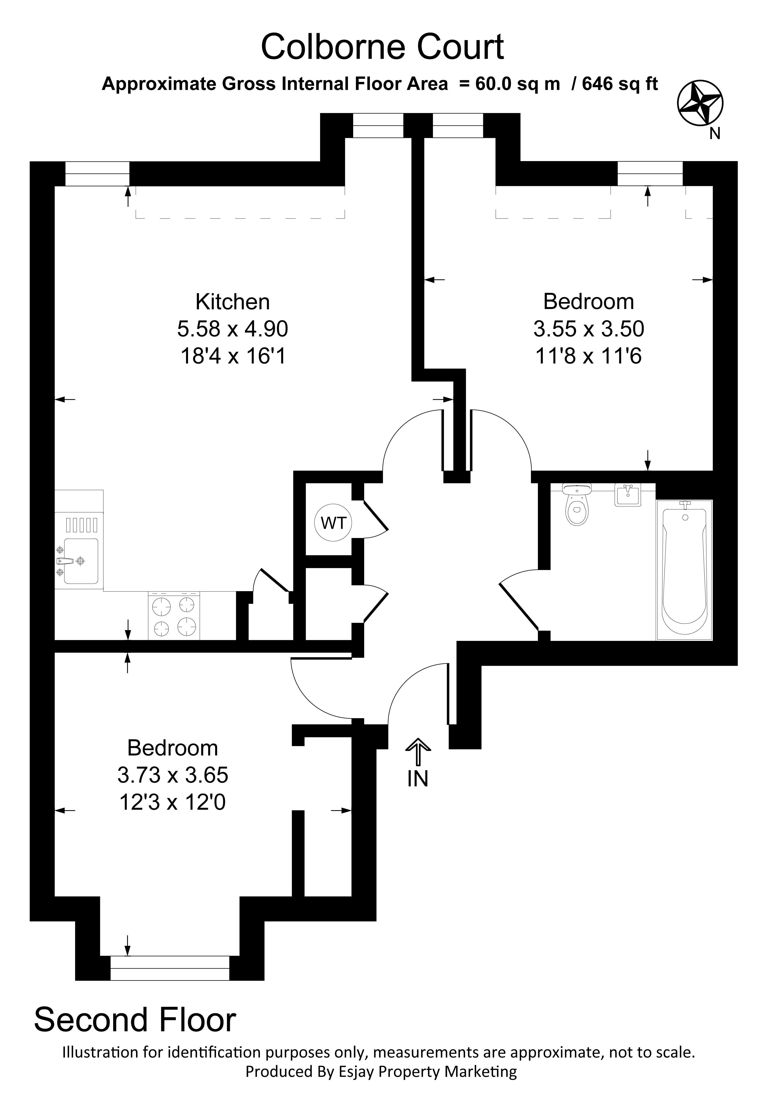 12, Colborne Court, London floorplan