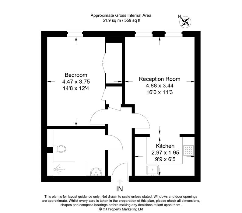 21 Oram Court, Dean Street, Marlow floorplan