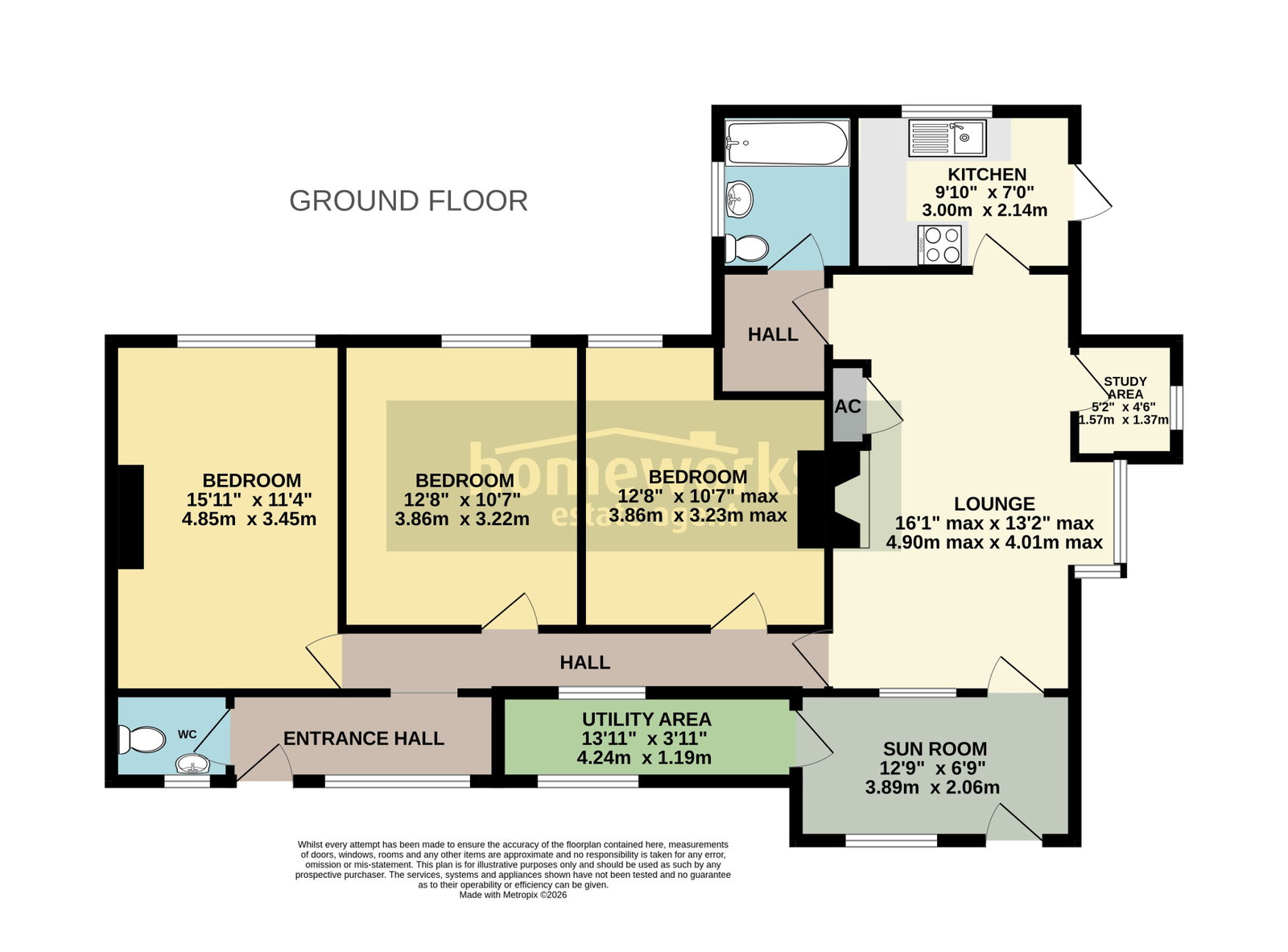 24, Neatherd Road, Dereham floorplan