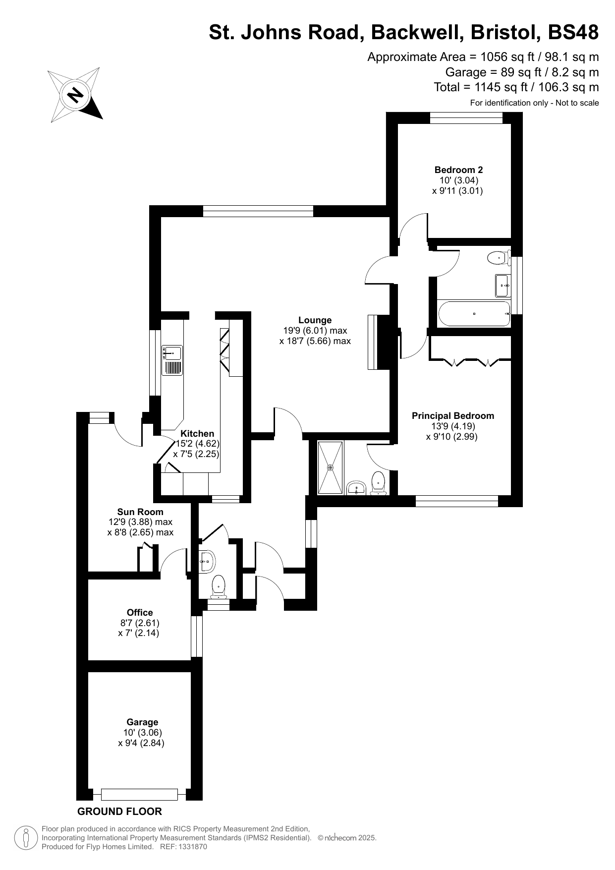 11, St. Johns Road, Backwell floorplan