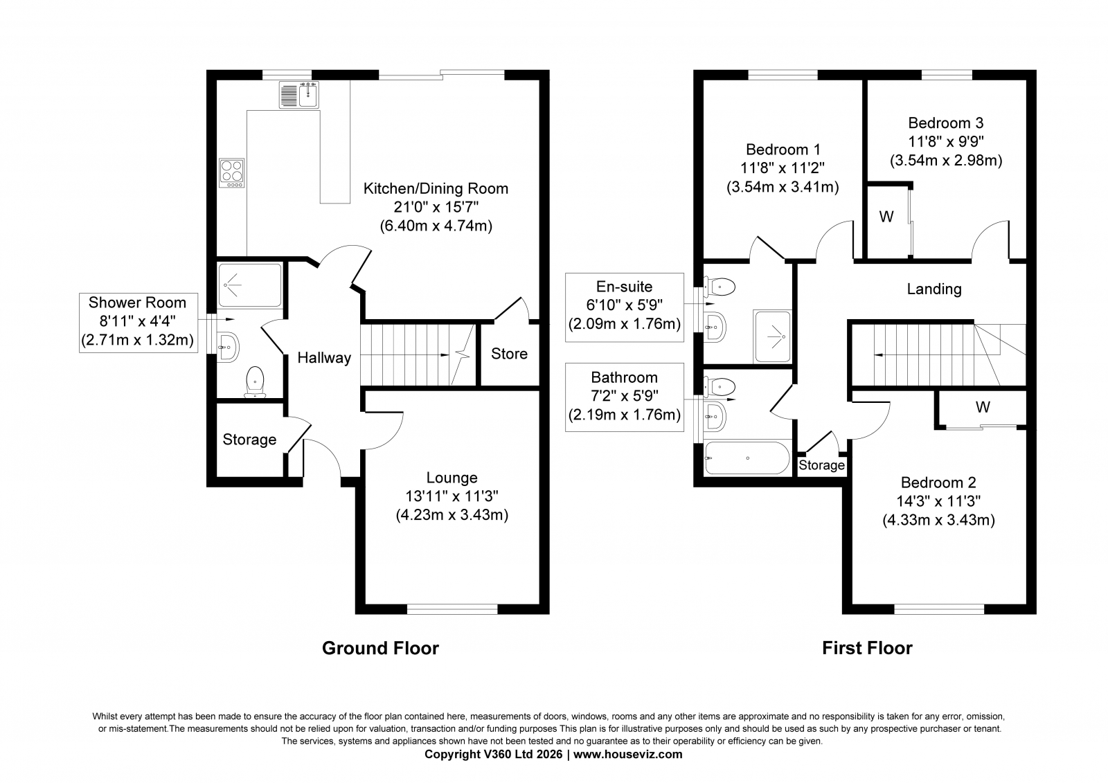 27 John Street, Catrine, Mauchline floorplan