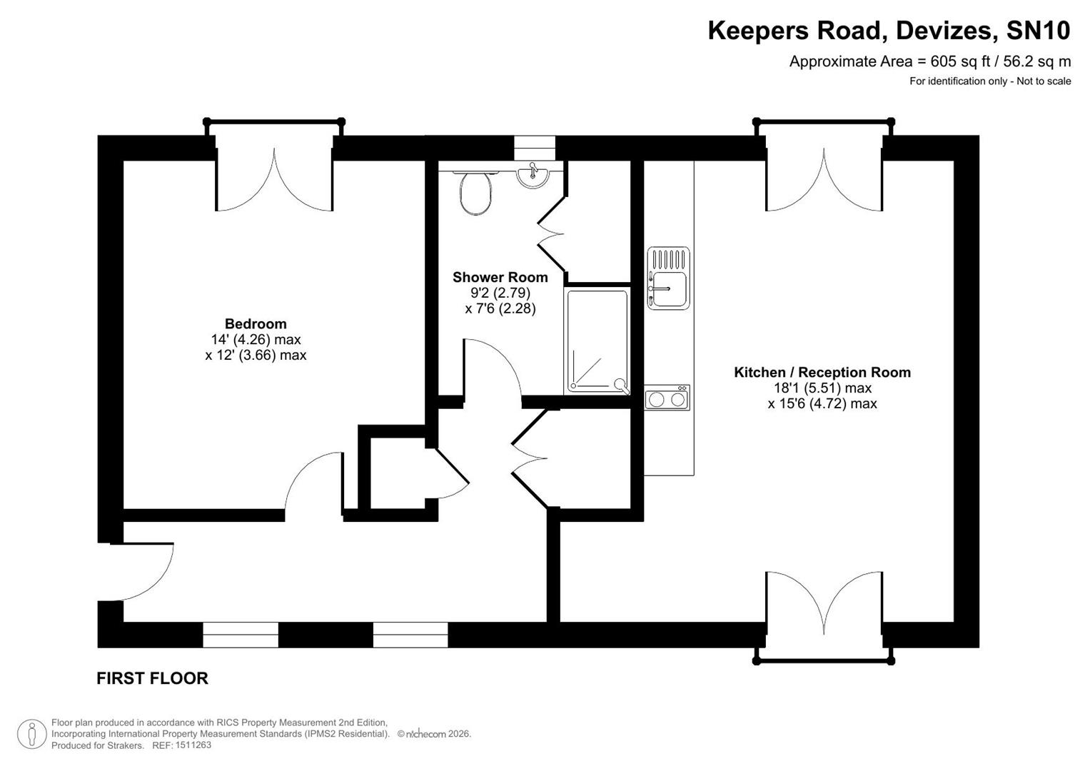 17, Keepers Road, Devizes floorplan