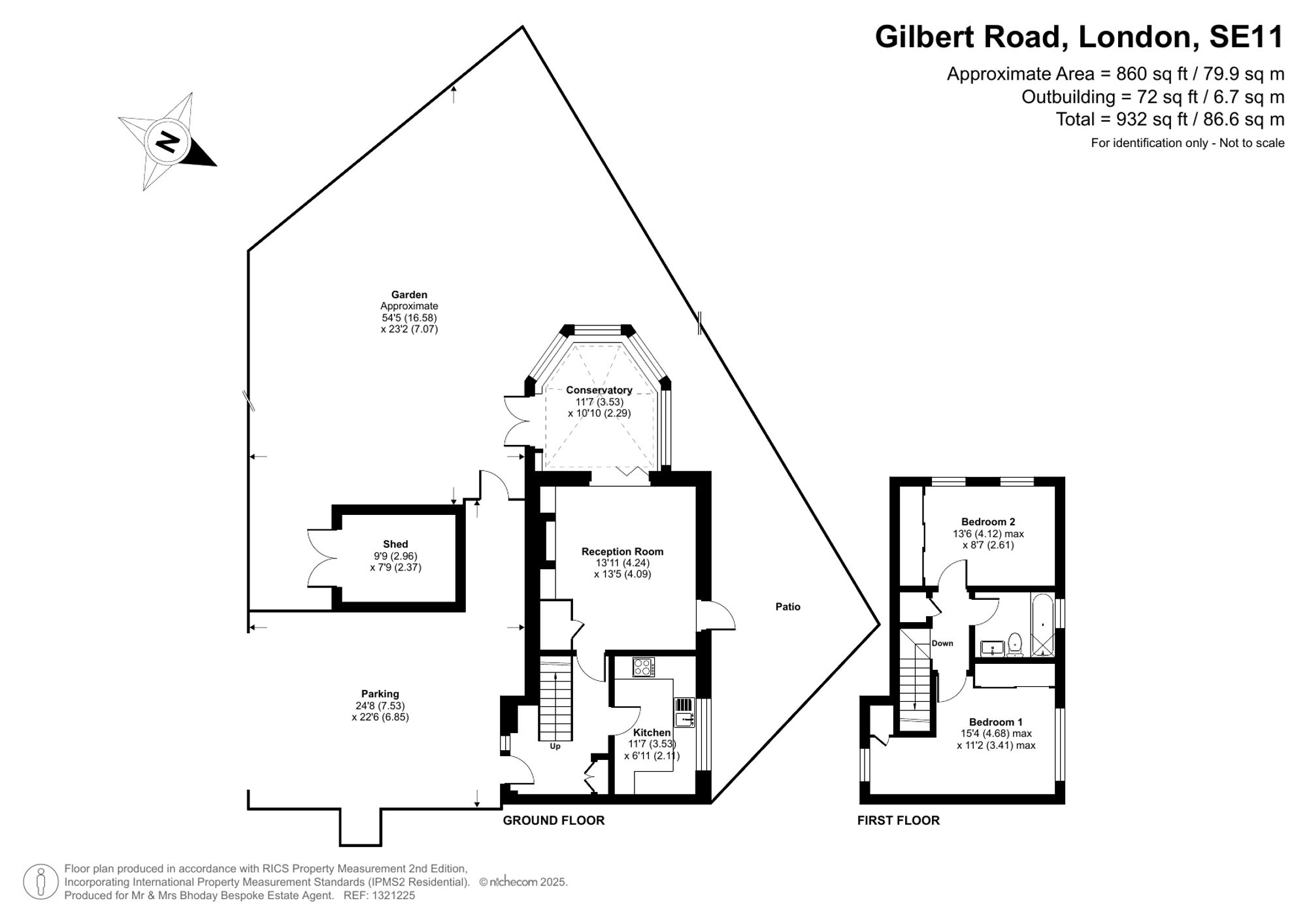 41 Gilbert Road, London floorplan
