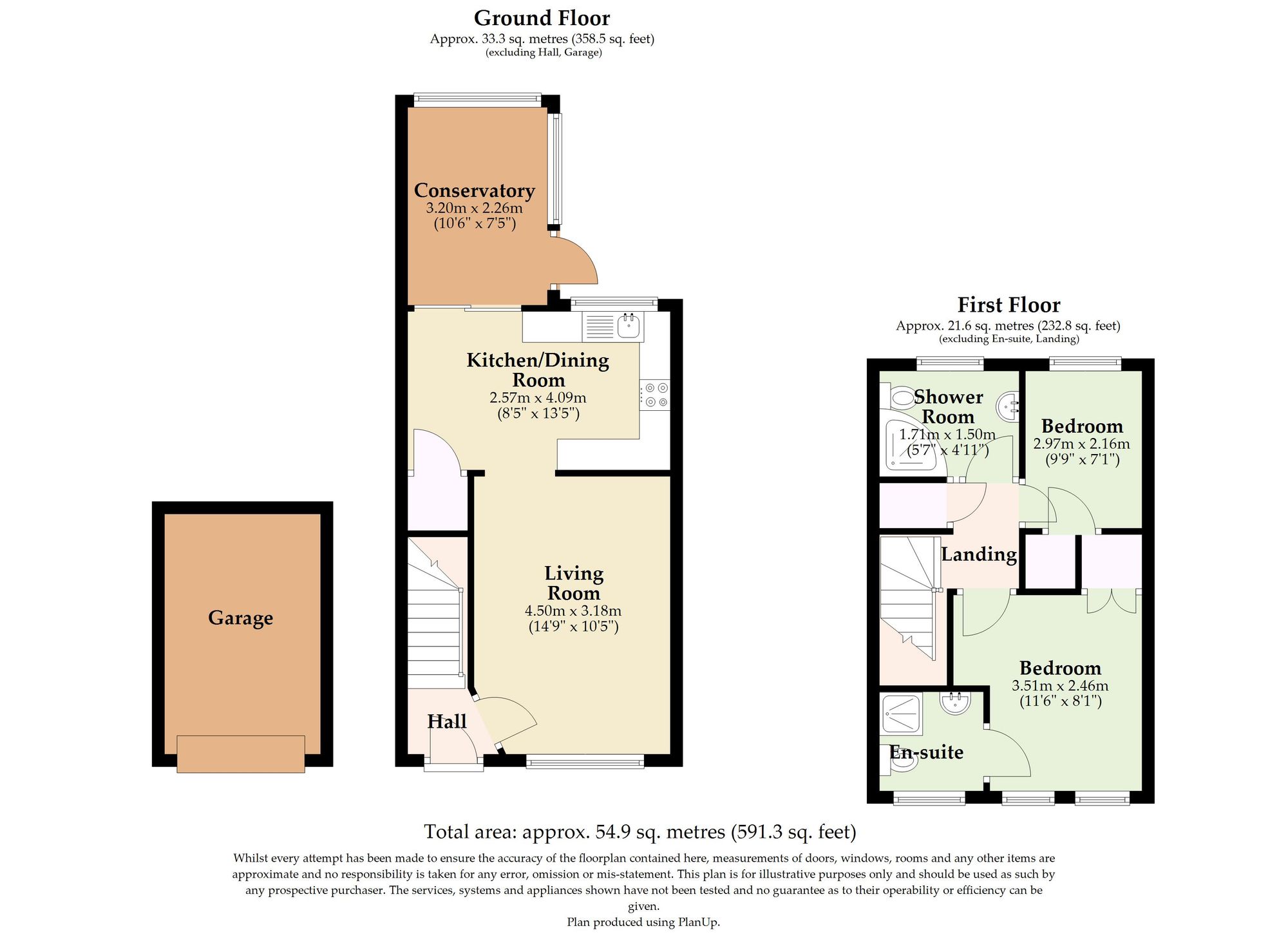 7 Peak Dale, Lowestoft floorplan