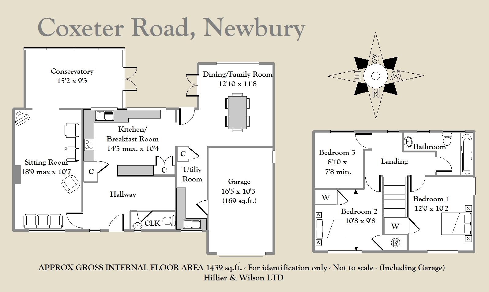 3 Bedrooms  for sale in Coxeter Road, Speen, Newbury RG14