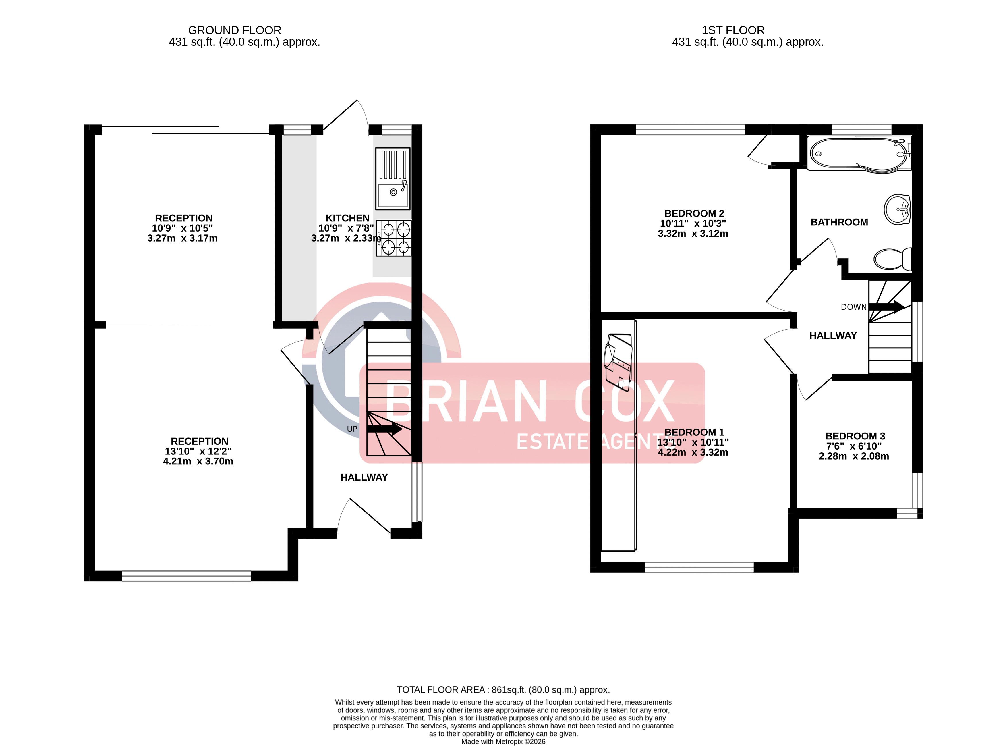 62, Chinnor Crescent, Greenford floorplan