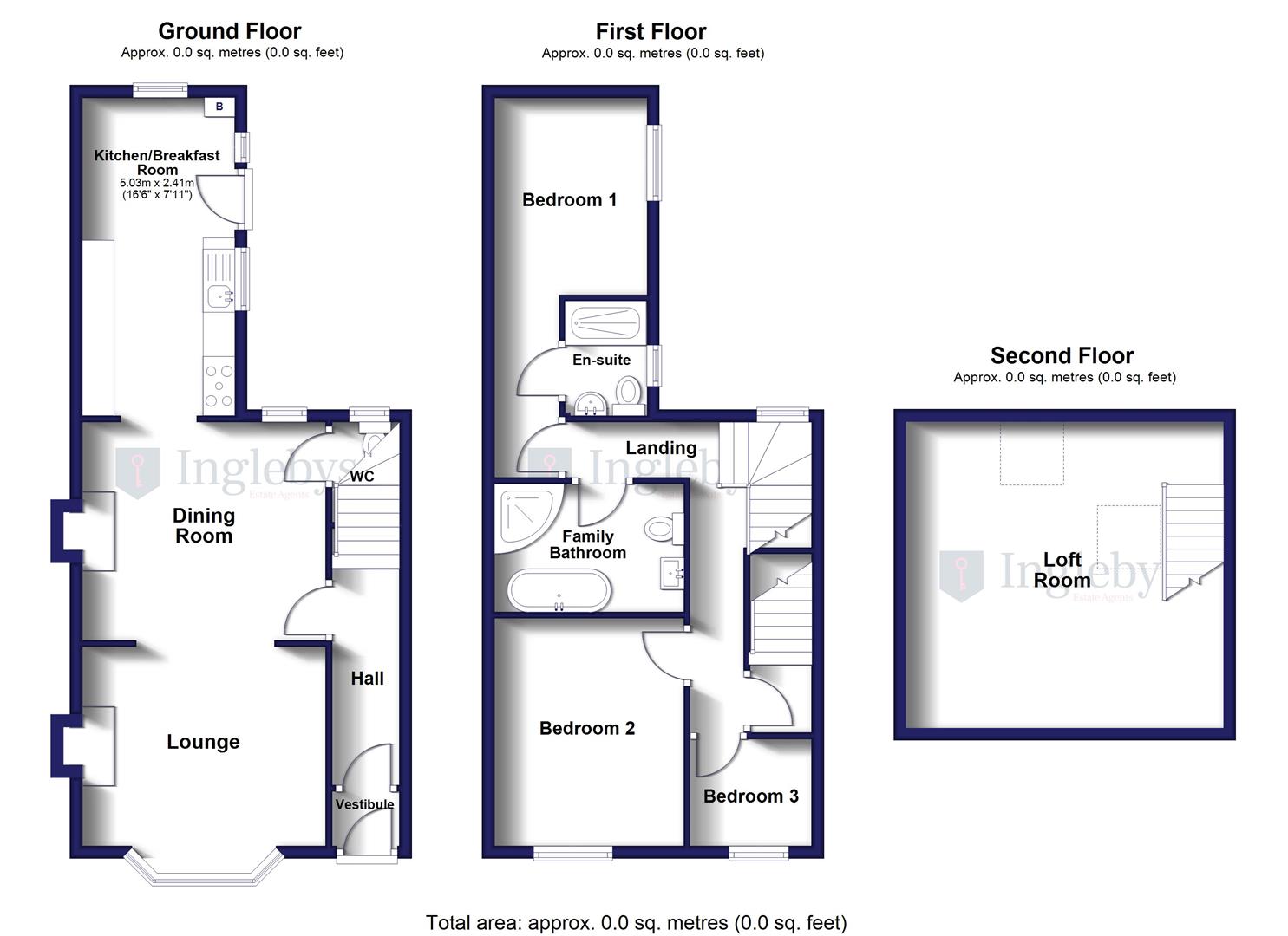 12, North Road, Loftus floorplan