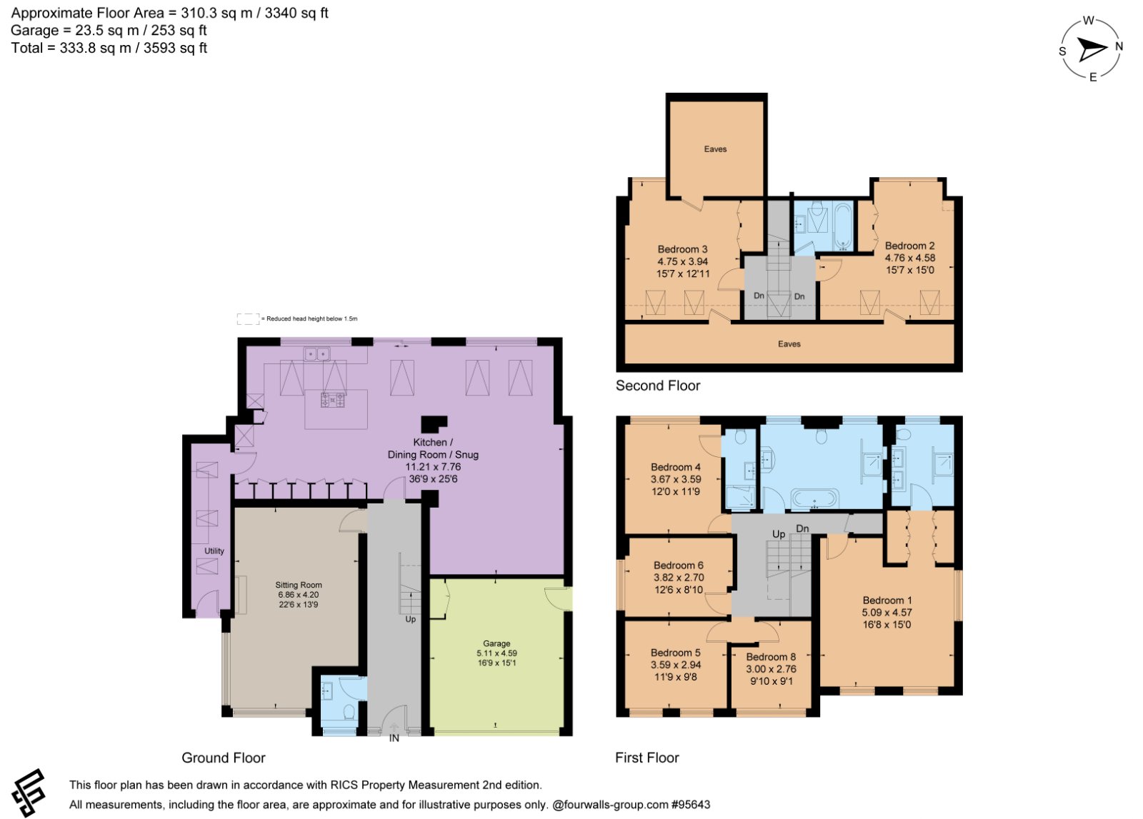 22, Baas Hill Close, Hertfordshire floorplan