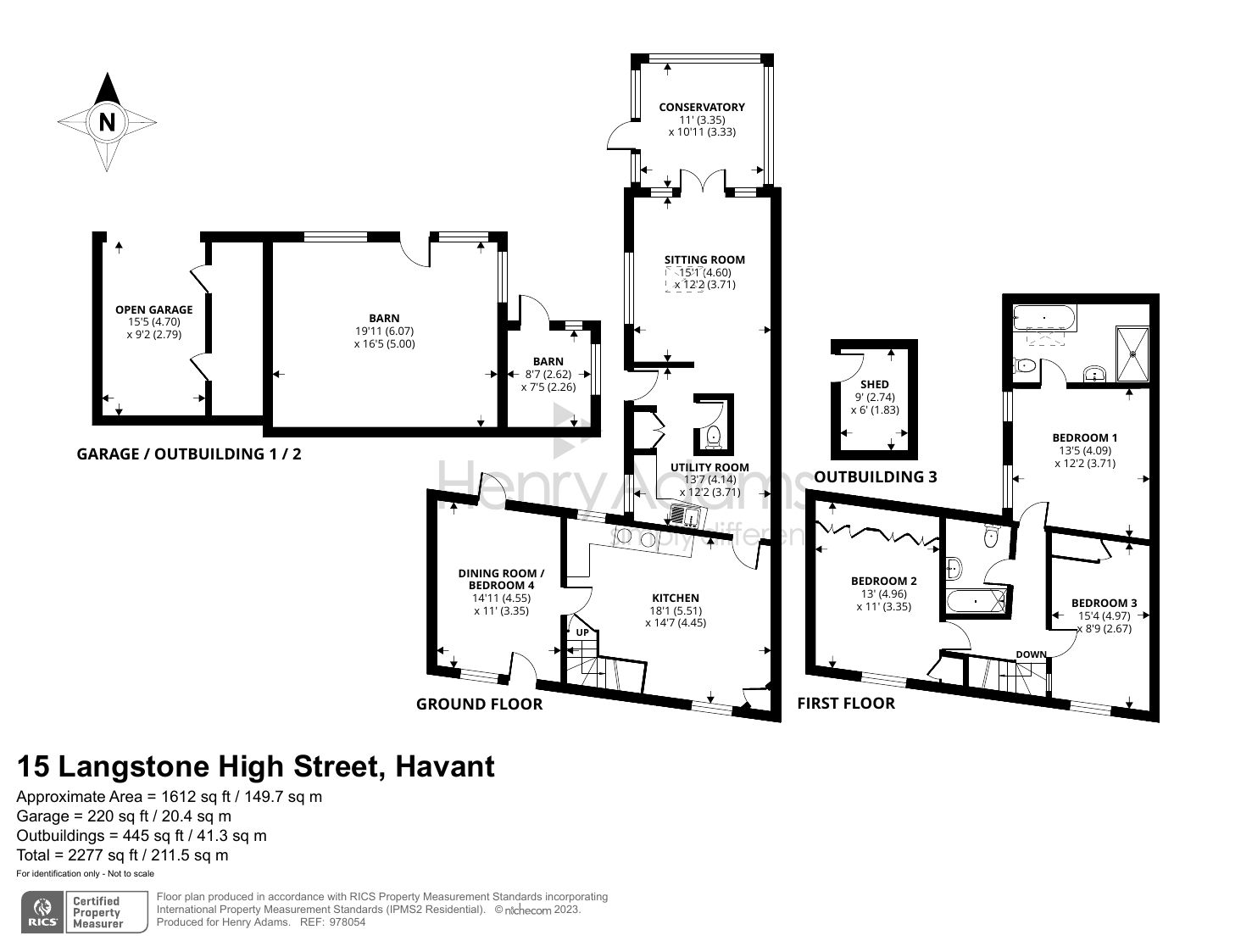 15 Langstone High Street, Langstone, Havant, Hampshire PO9, 3 bedroom