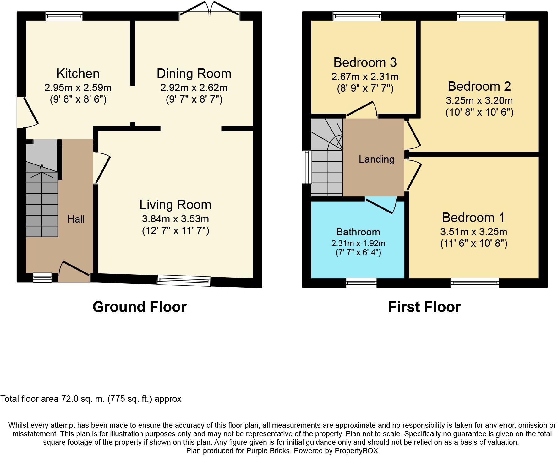9, Fernview Drive, Bury floorplan