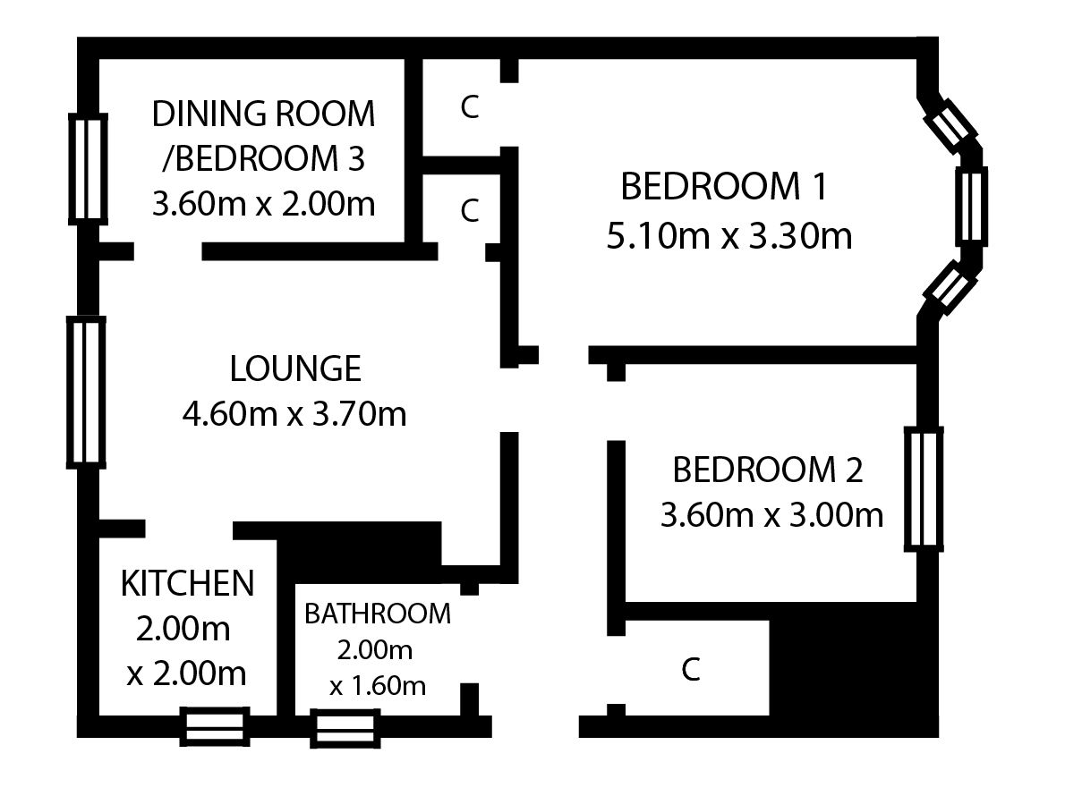 3 Bedrooms Flat for sale in 343 Castlemilk Road, Croftfoot G44