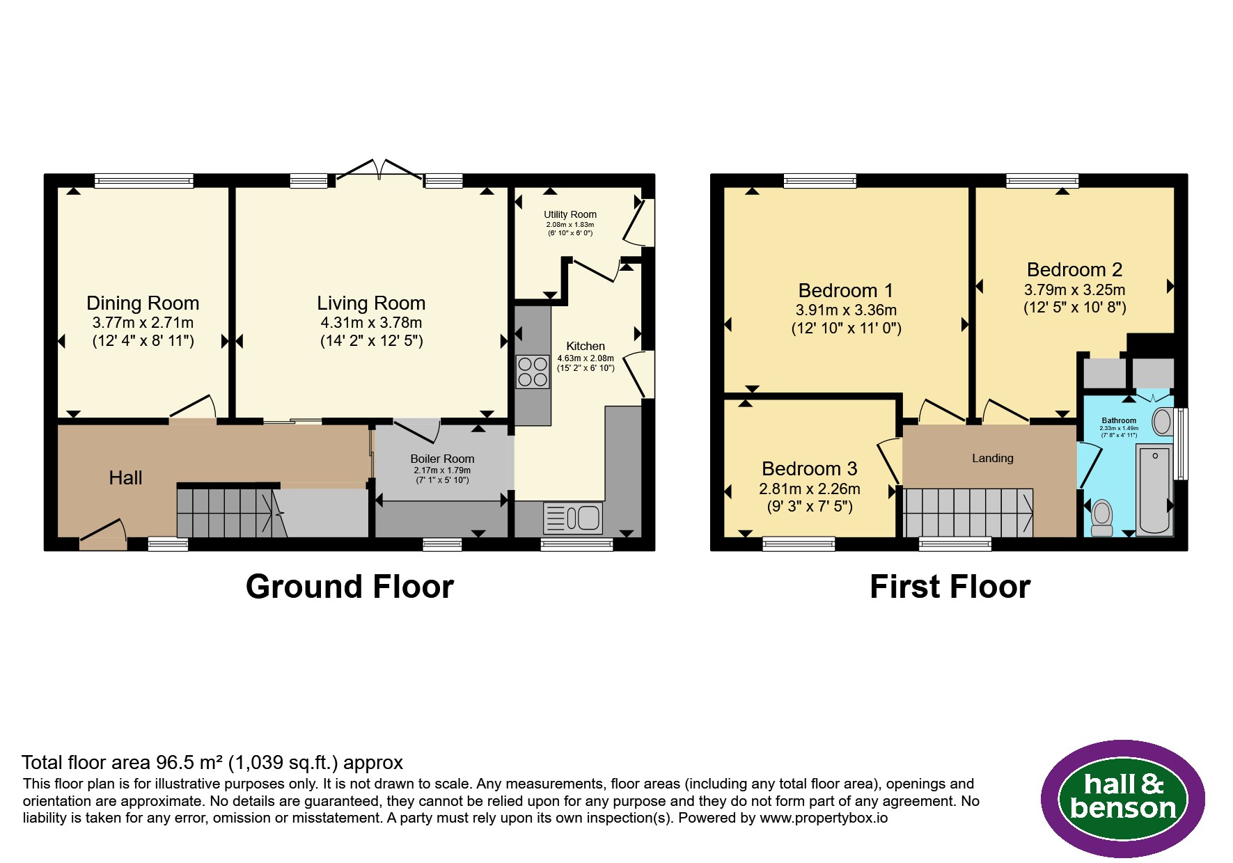 54, Lansbury Drive, ALFRETON floorplan