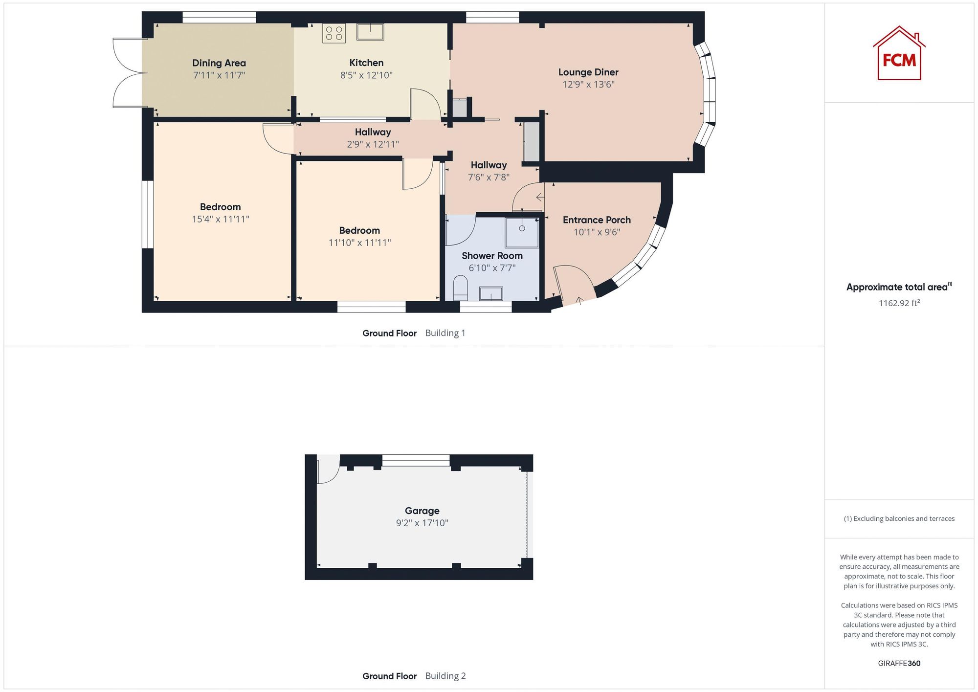 12 Crooklands, Workington floorplan