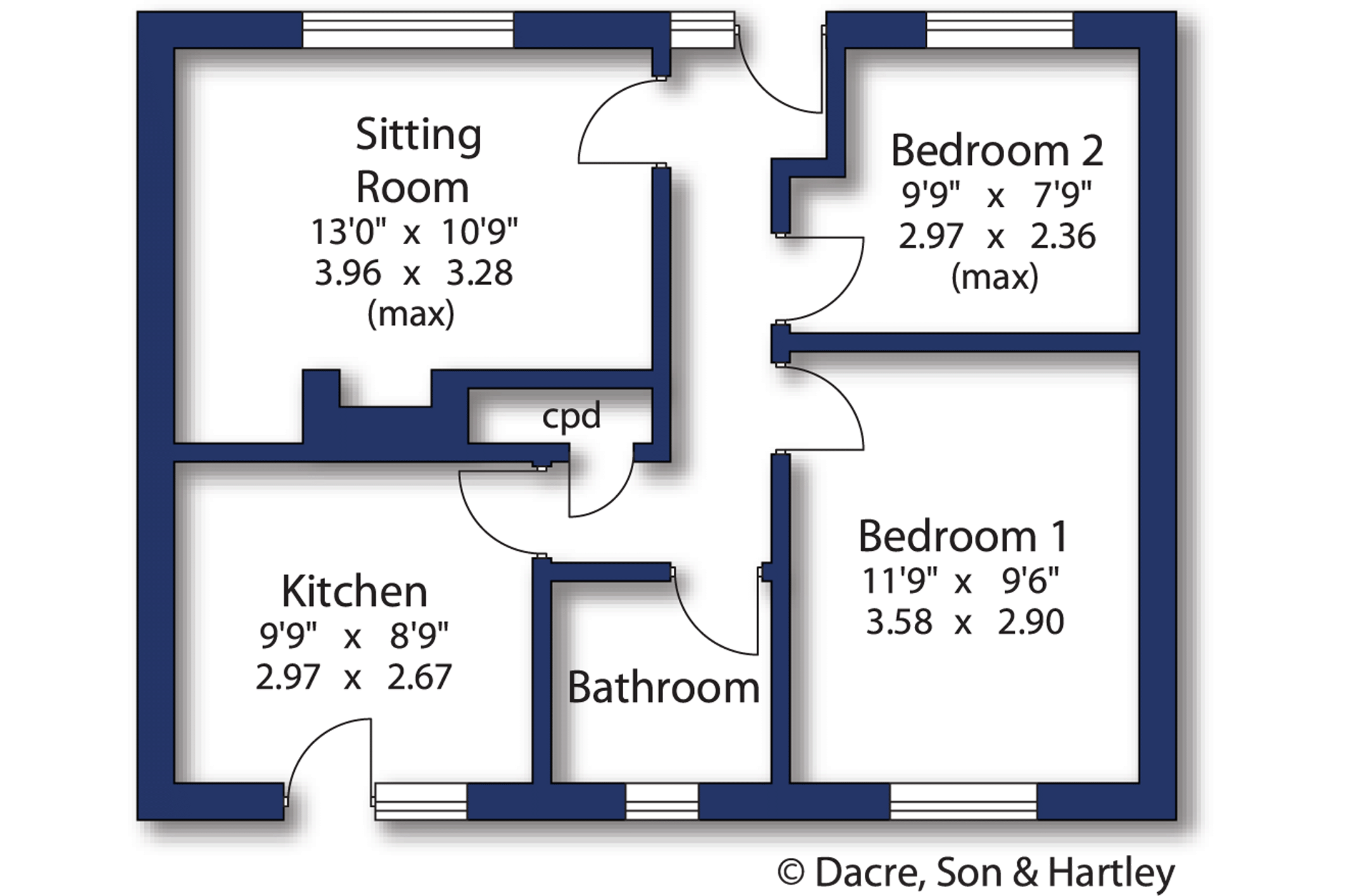 3, Grange Close, Harrogate floorplan