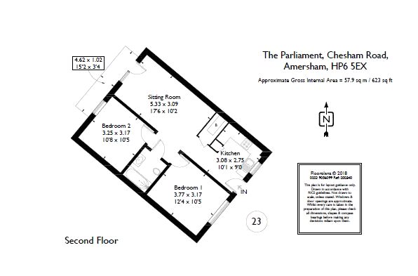 2 Bedrooms Flat for sale in The Parliament, Chesham Road, Amersham HP6