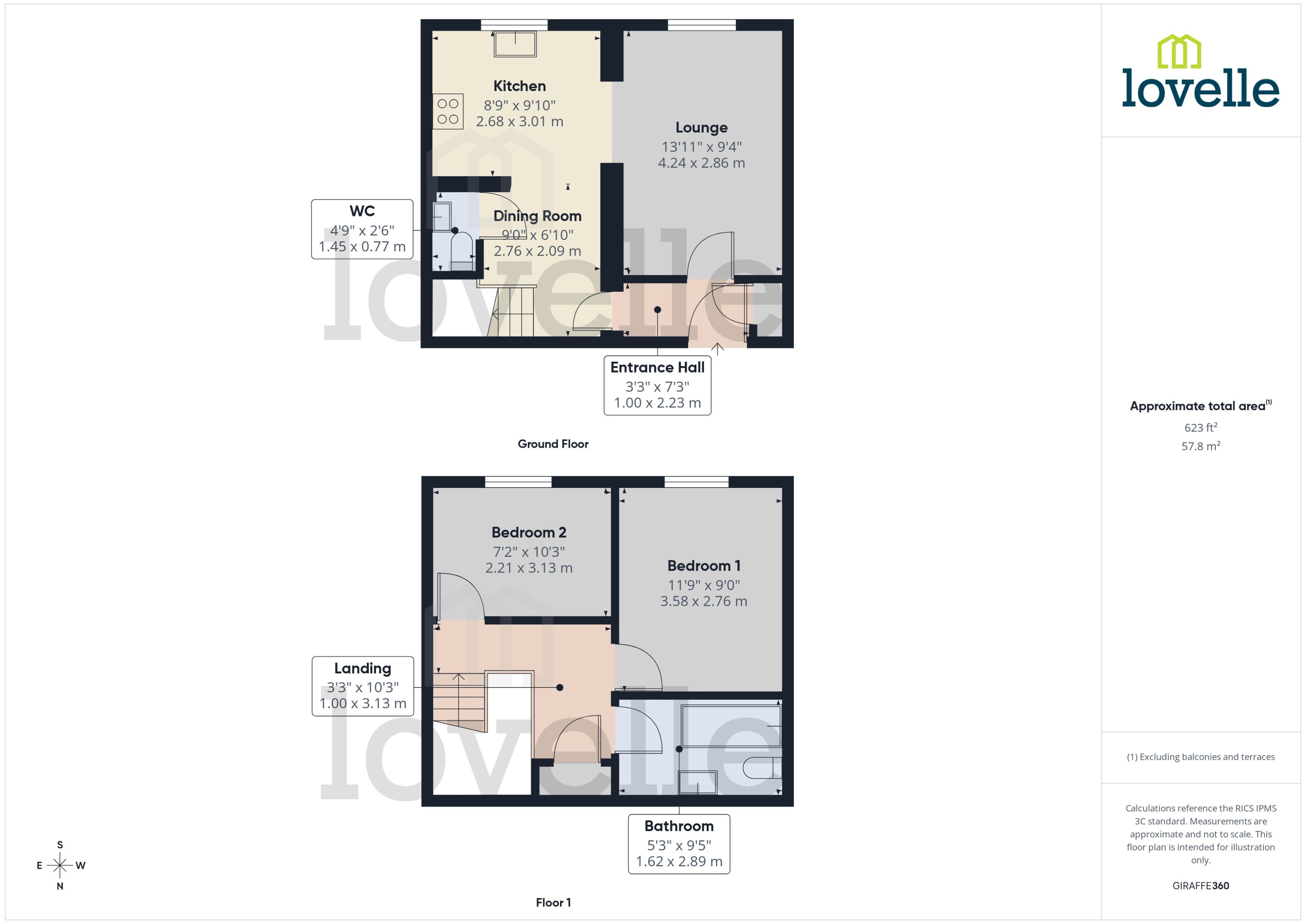 4, Peatfields Row, Market Rasen floorplan