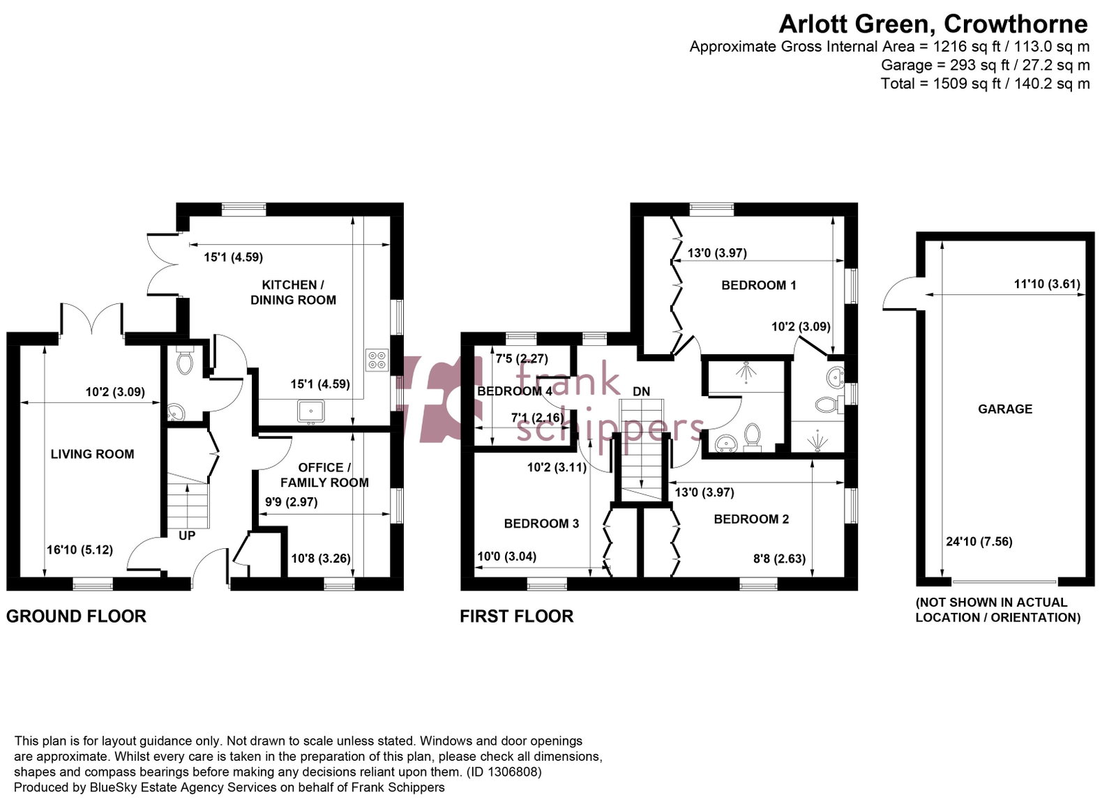 11, Arlott Green, Crowthorne floorplan