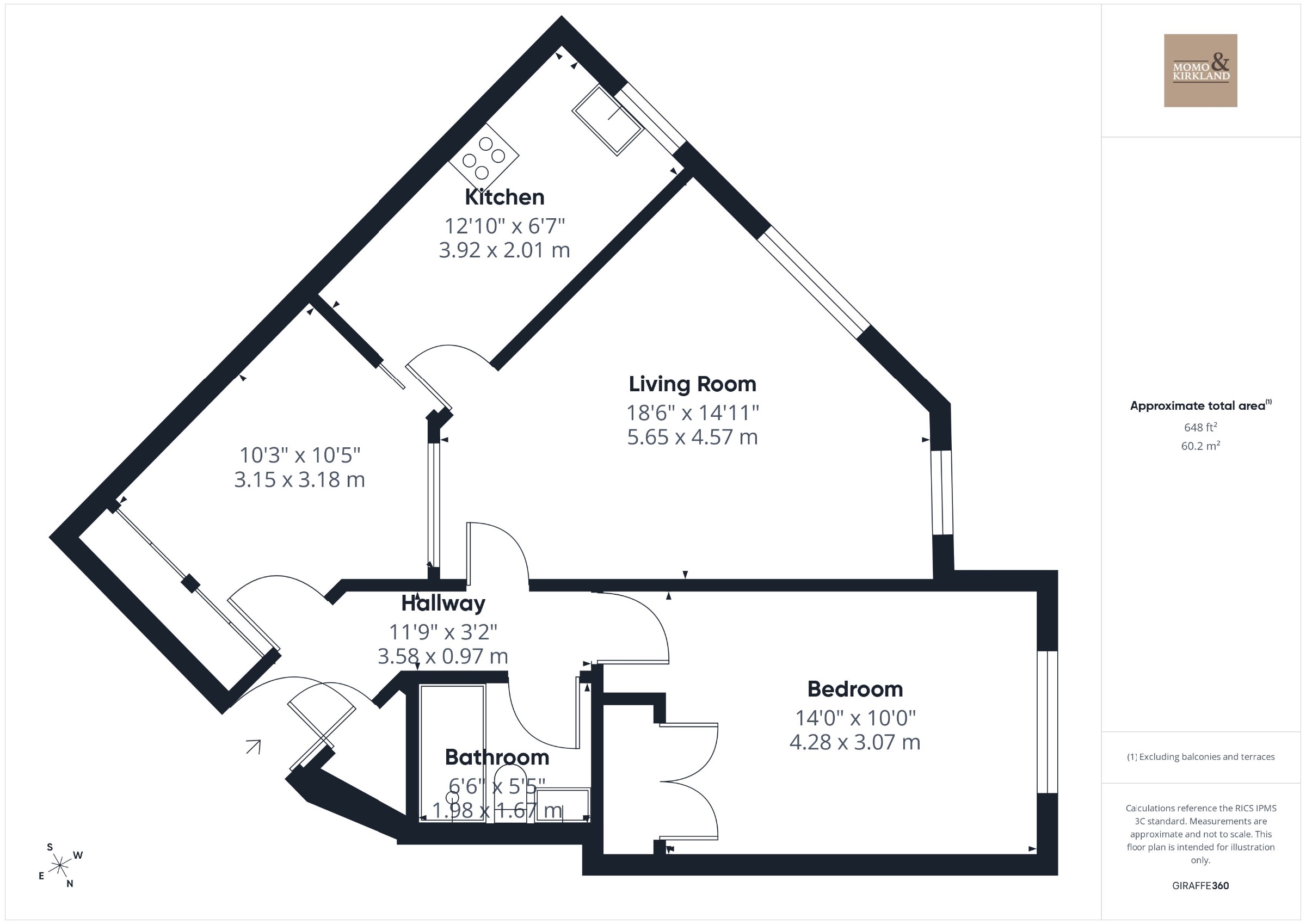 52 Academy Street, Coatbridge floorplan